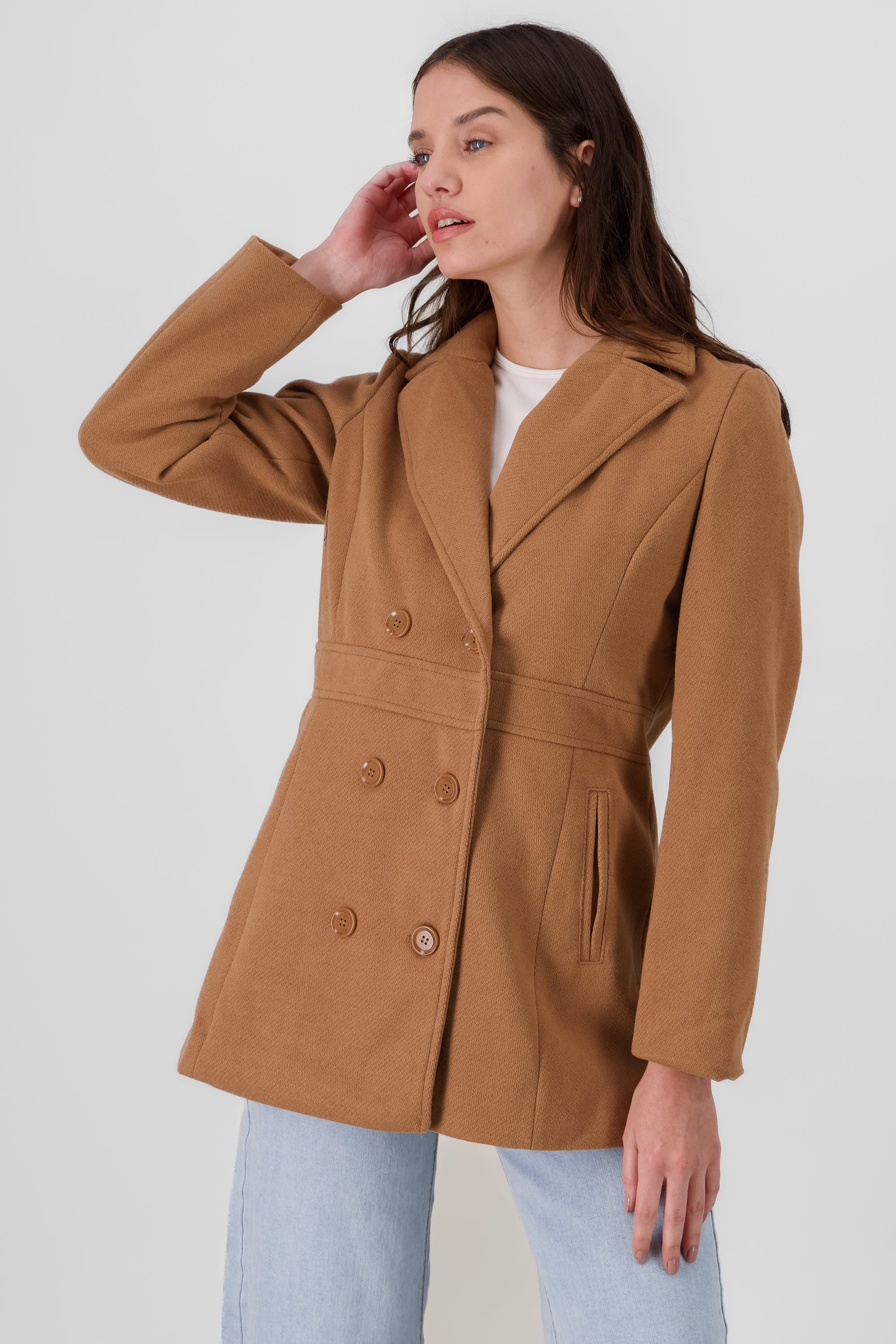 Buttons Coat CAMEL