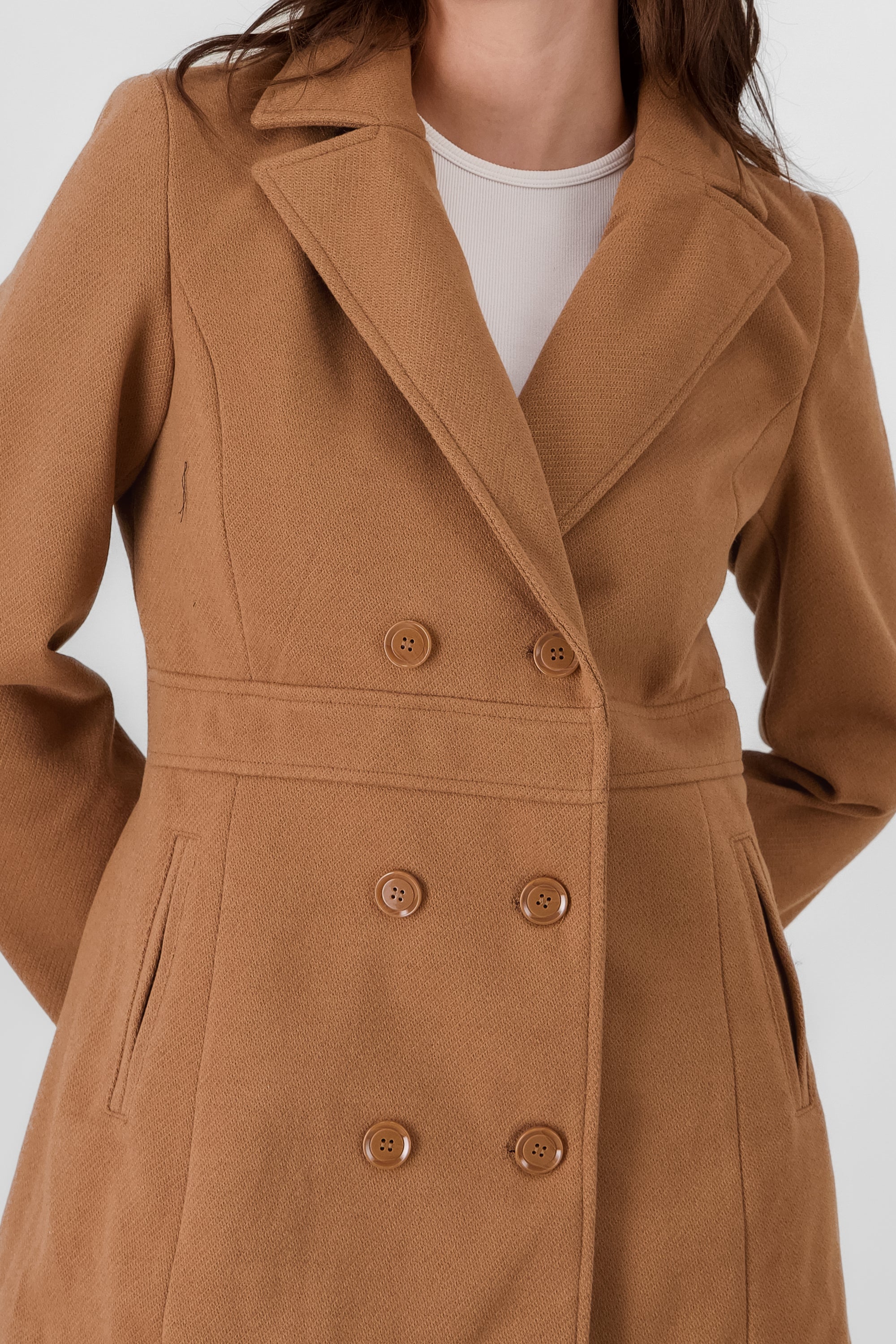 Buttons Coat CAMEL