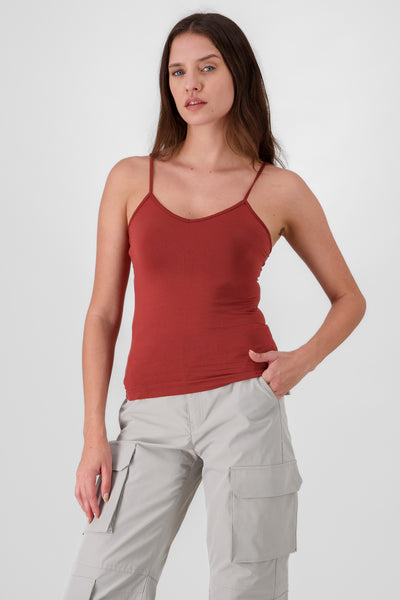 The Classic Cami Tank BRICK RED