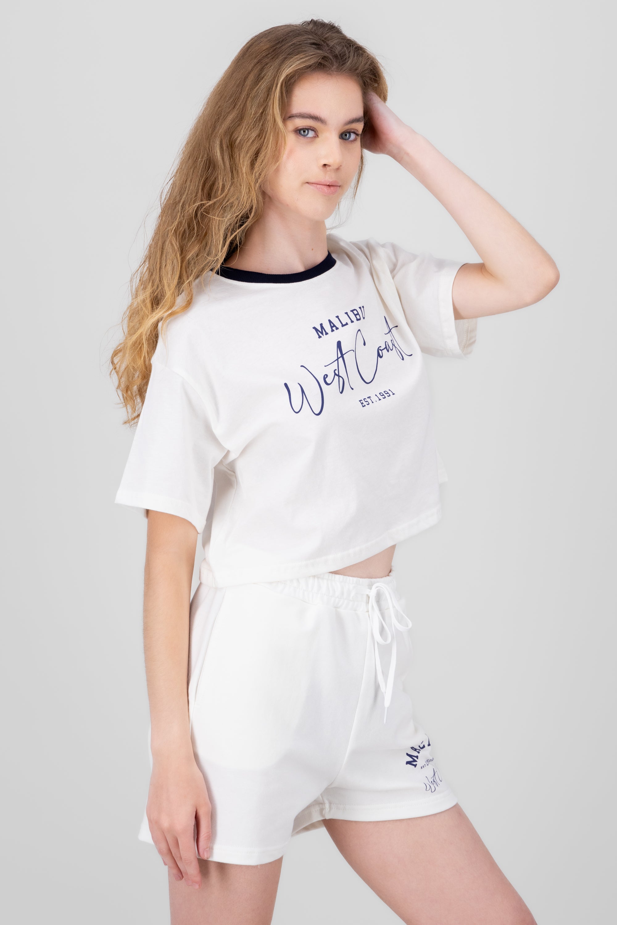 Malibu West Coast Graphic Tee WHITE