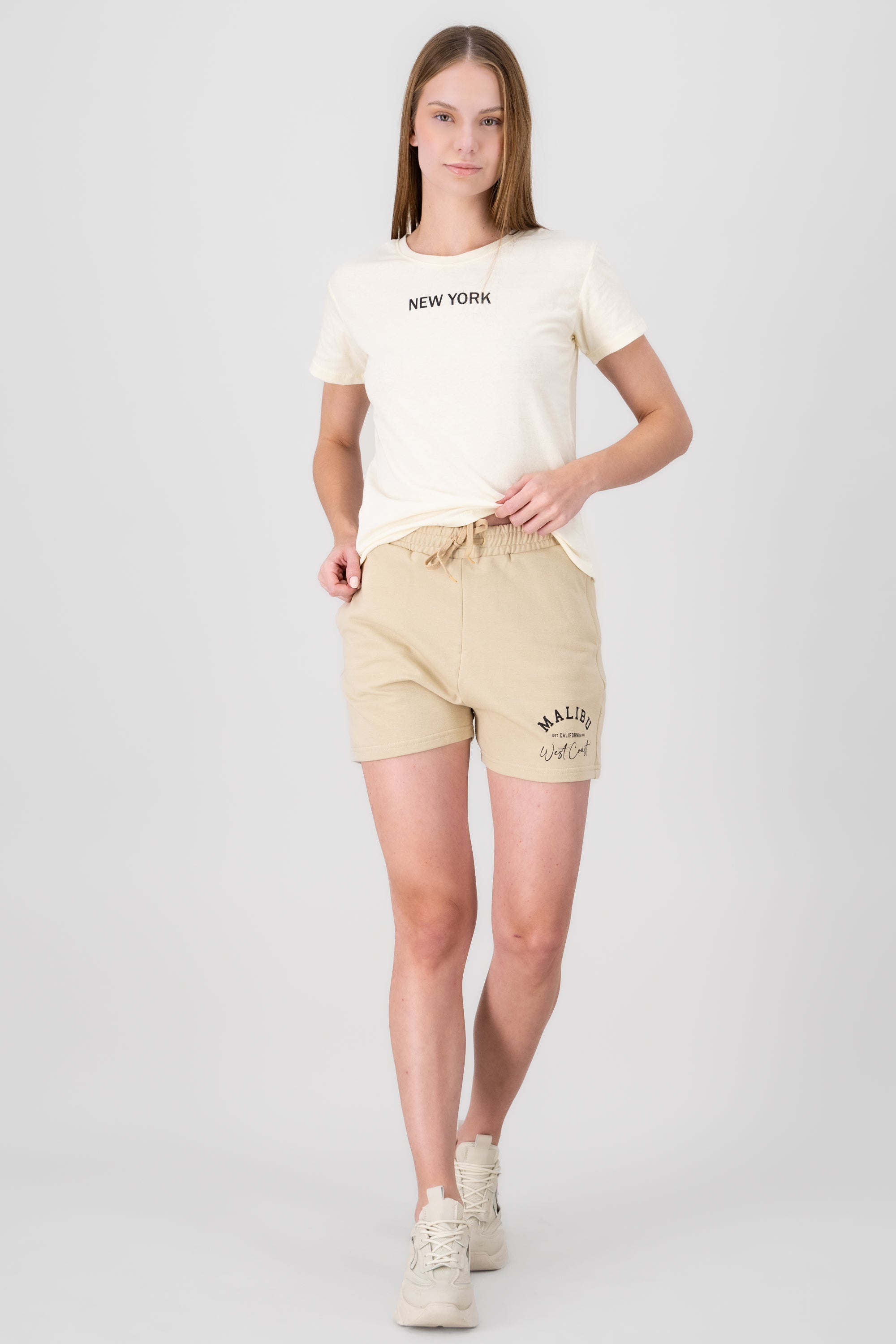 Malibu West Coast Graphic Shorts SAND