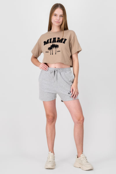 Malibu West Coast Graphic Shorts WHITE