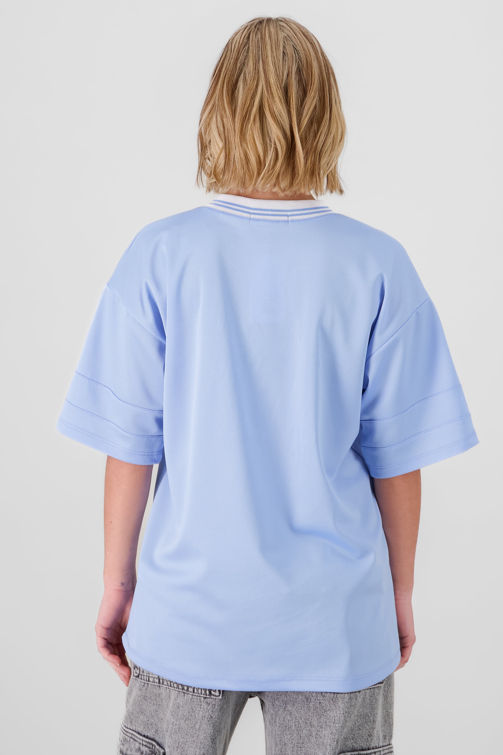 New York 89 Oversized T Shirt PASTEL BLUE