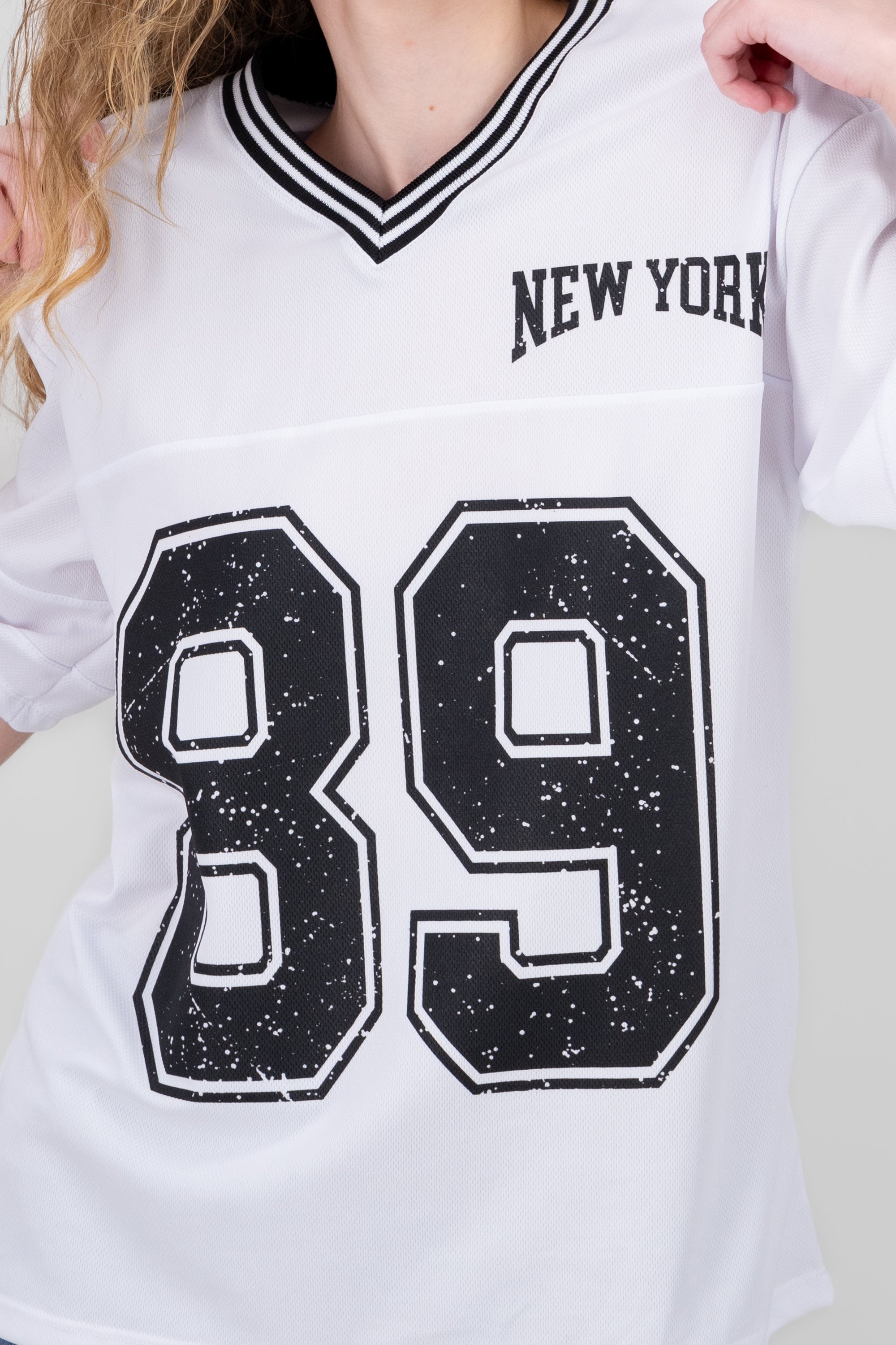 New York 89 Oversized T Shirt WHITE