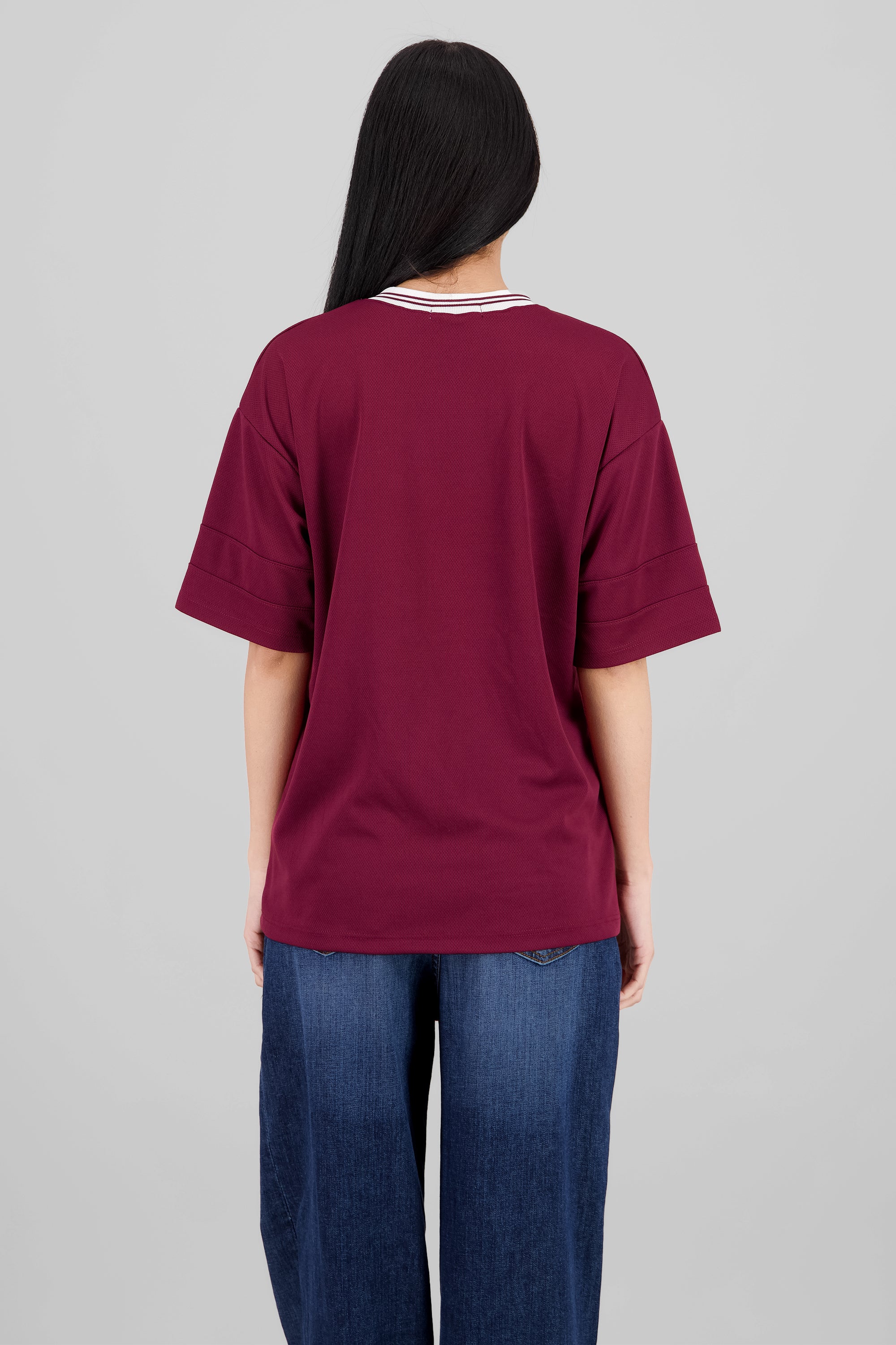 New York 89 Oversized T Shirt PLUM