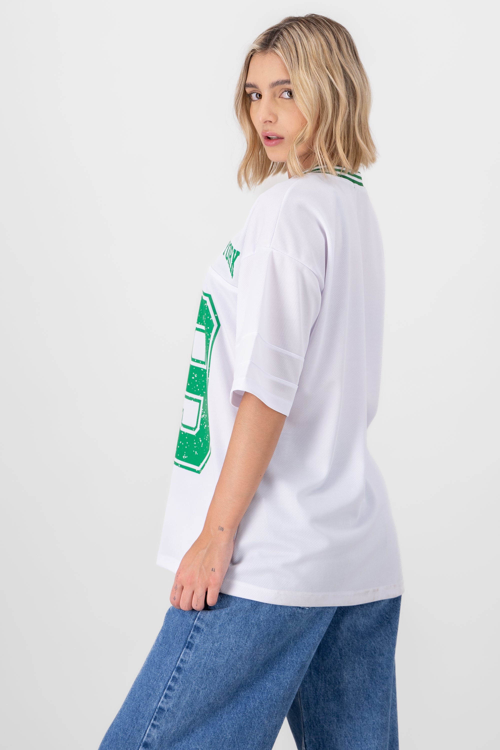 New York 89 Oversized T Shirt GREEN