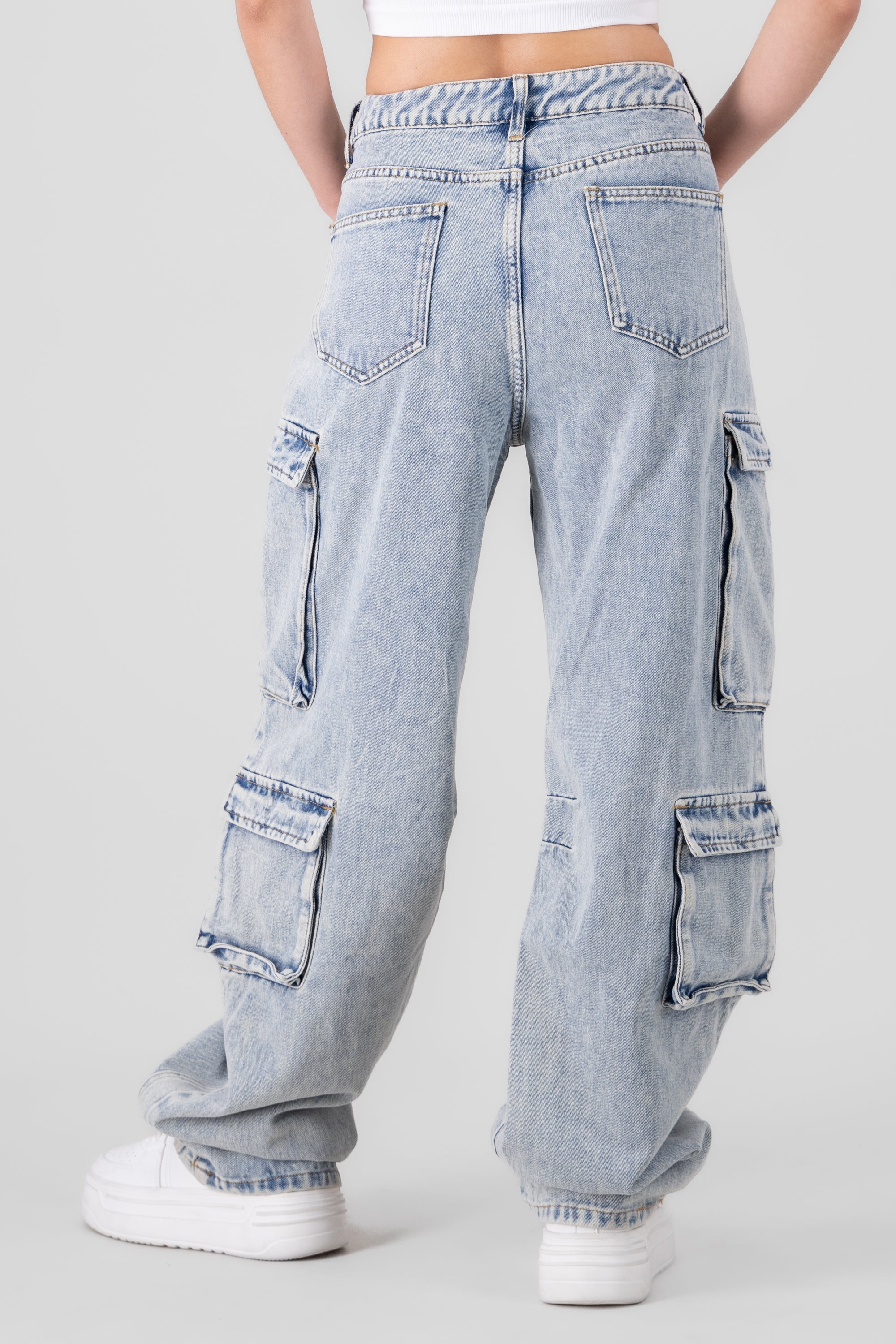 Wide Leg Jeans LIGHT WASH