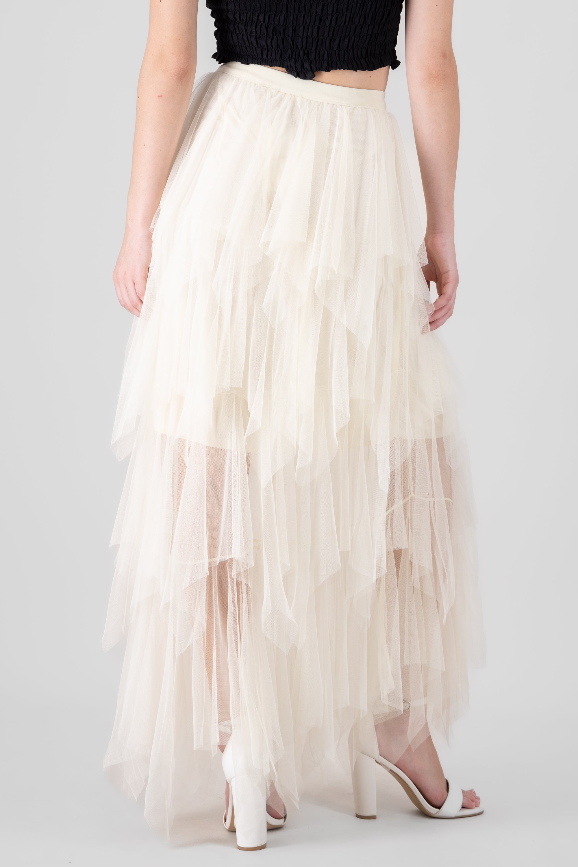 Tulle Maxi Skirt CREAM