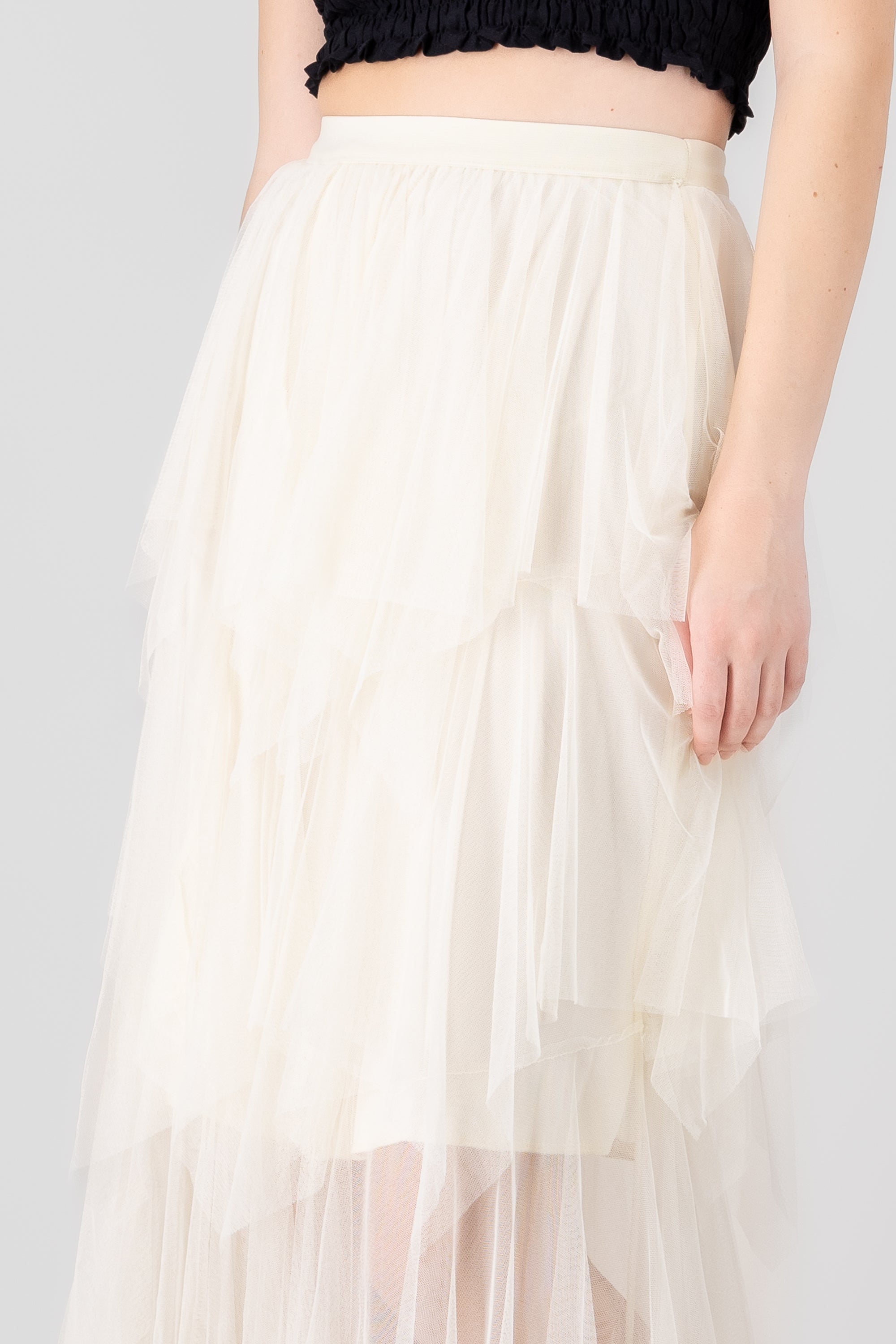 Tulle Maxi Skirt CREAM