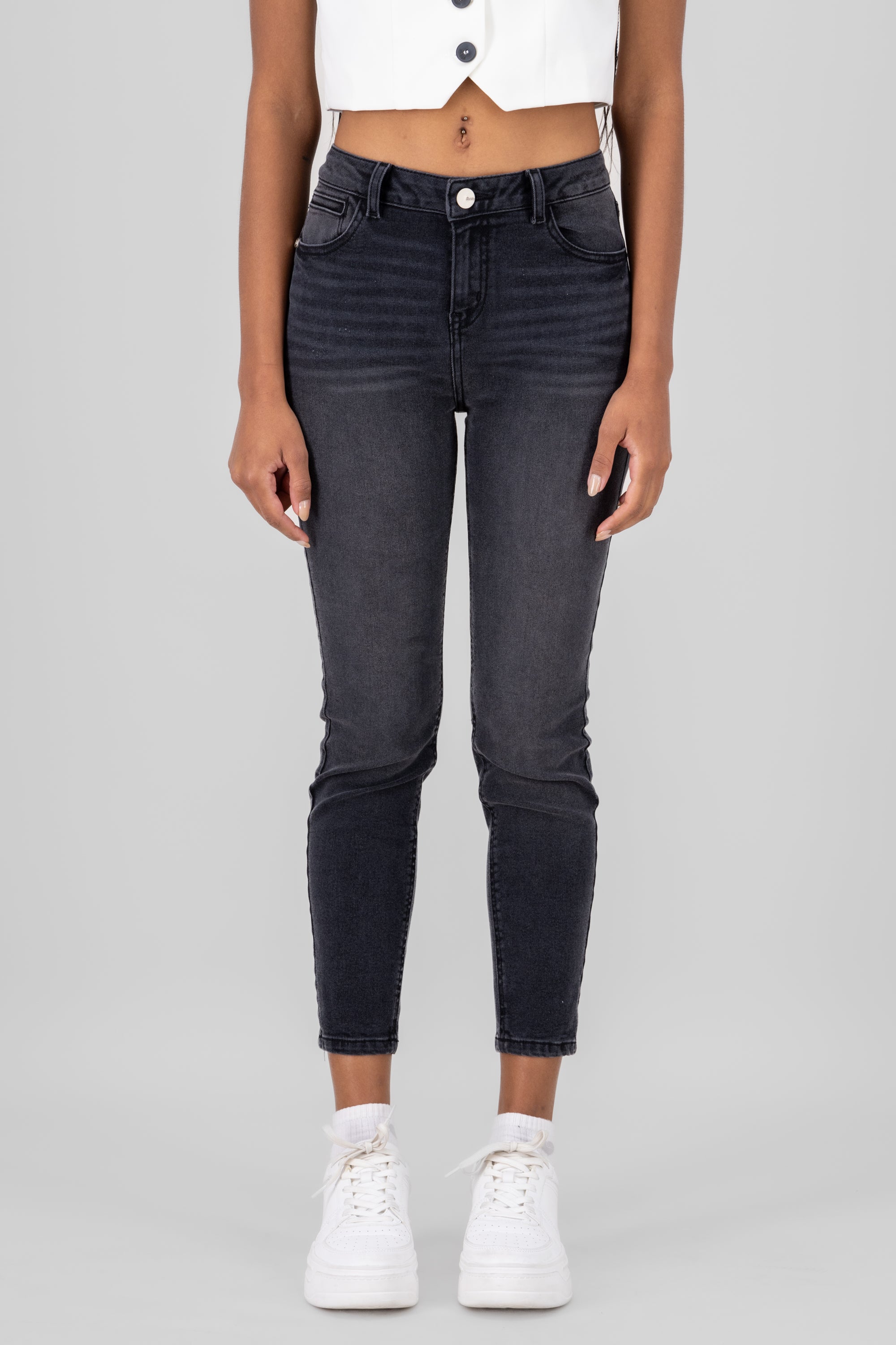 Basic Skinny Jeans DARK GRAY