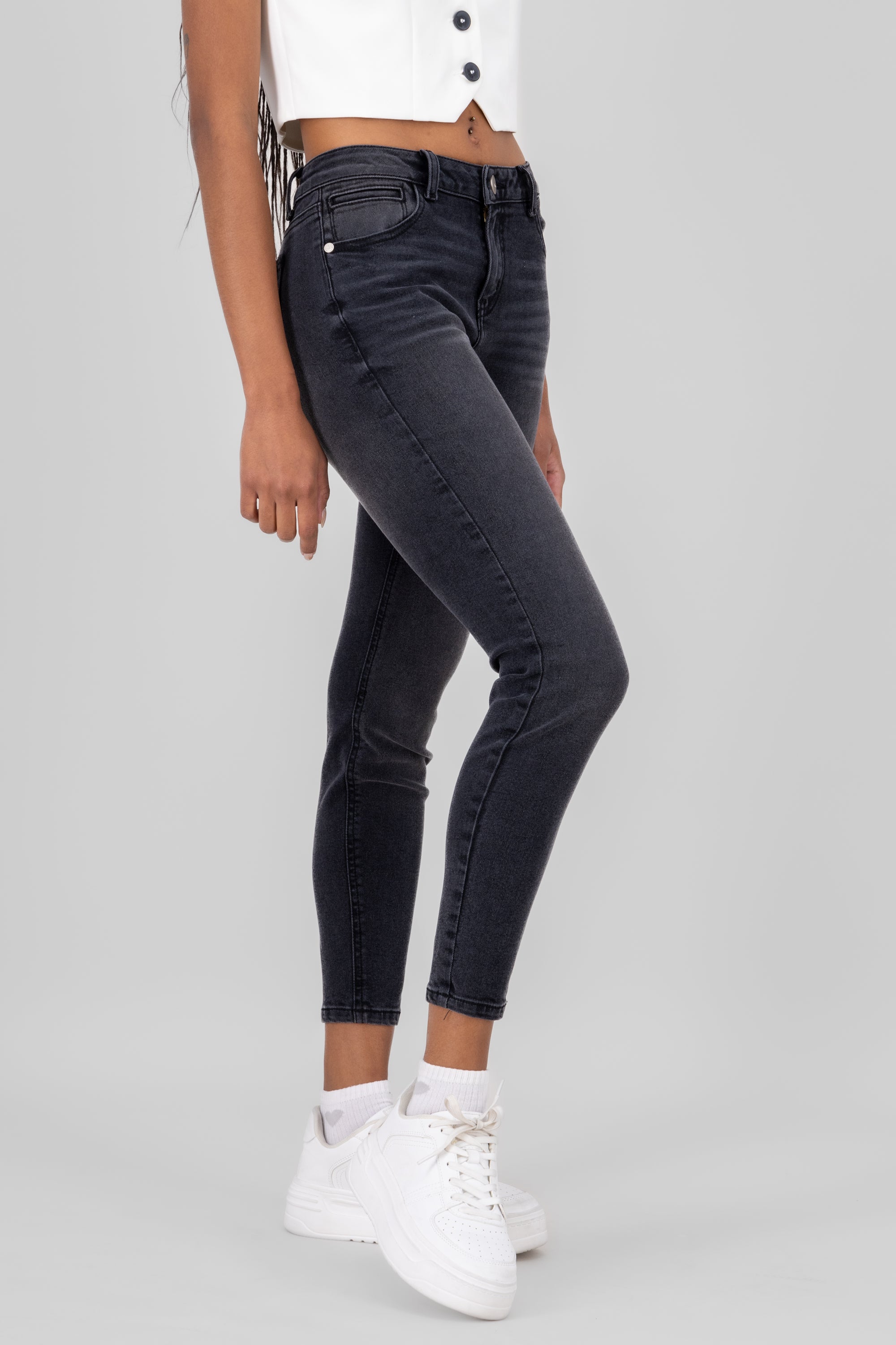 Basic Skinny Jeans DARK GRAY