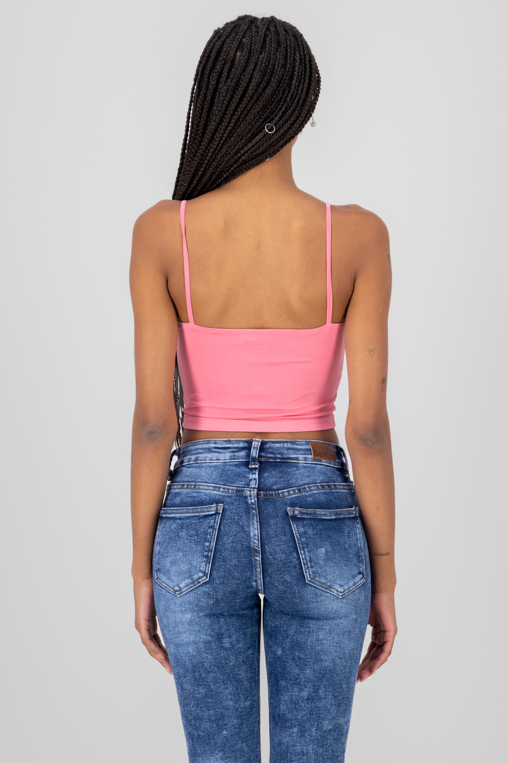 Drapped Strap Top PINK