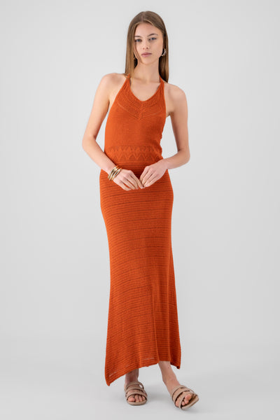 Kittend Maxi Dress ORANGE