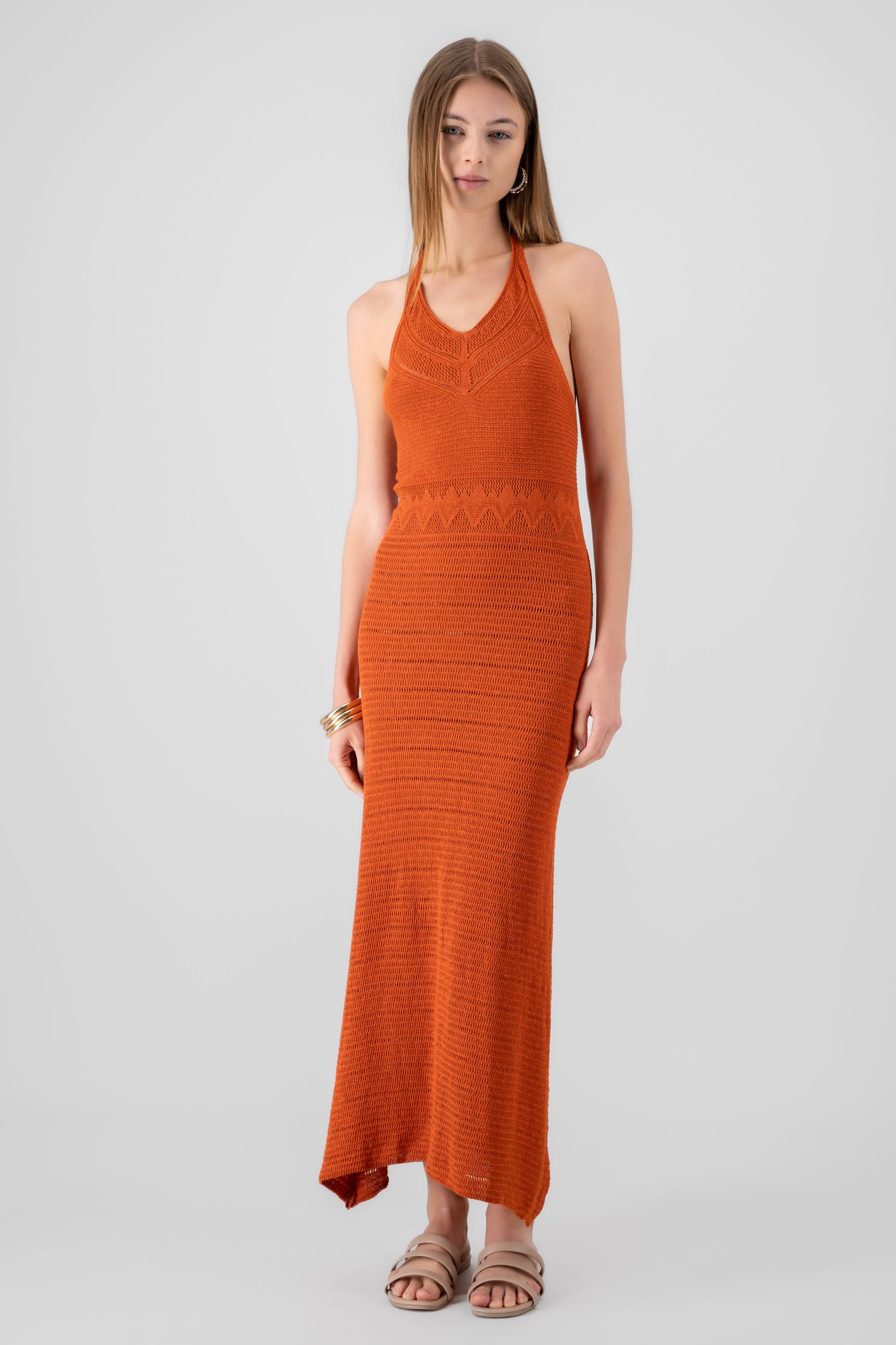 Kittend Maxi Dress ORANGE