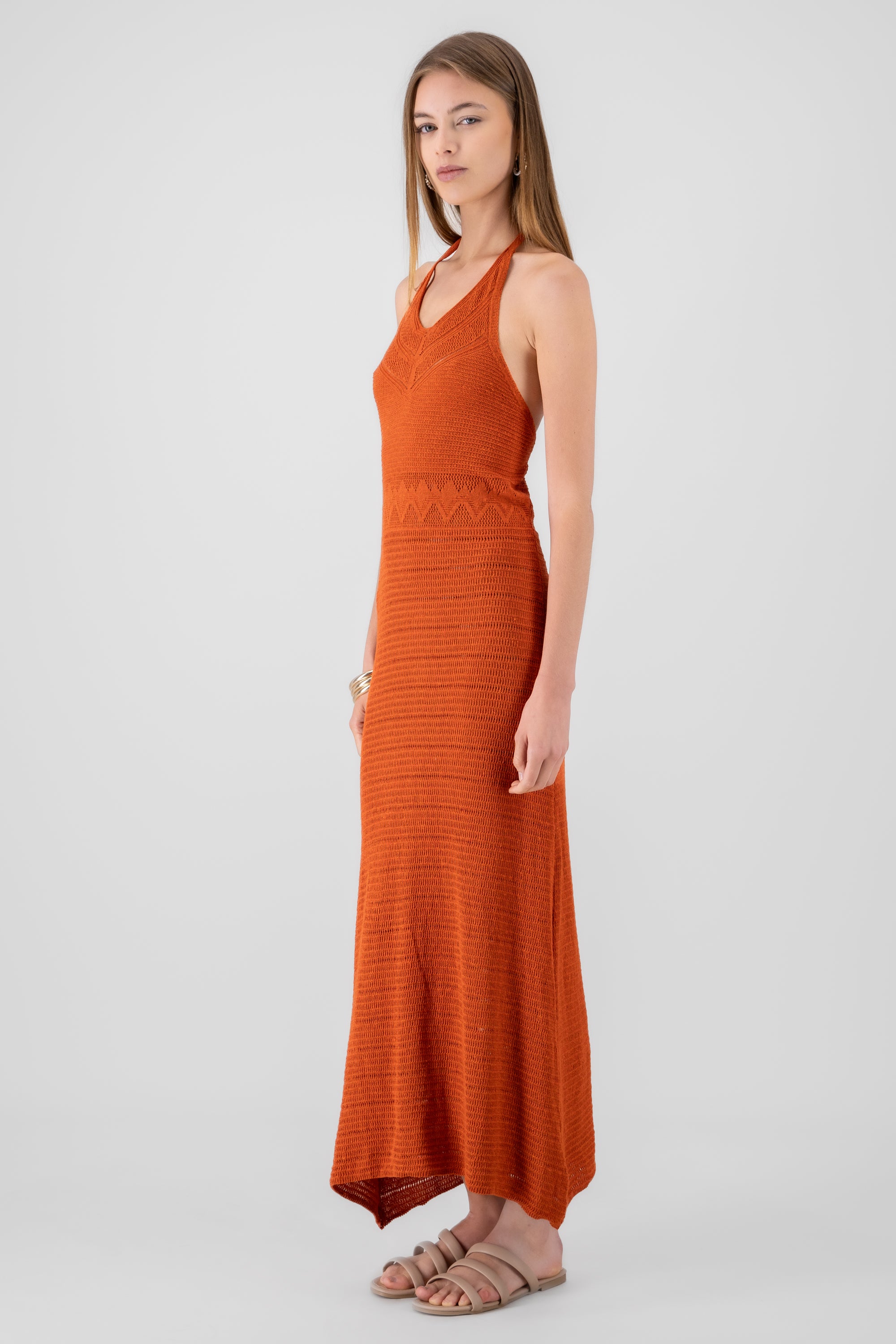 Kittend Maxi Dress ORANGE