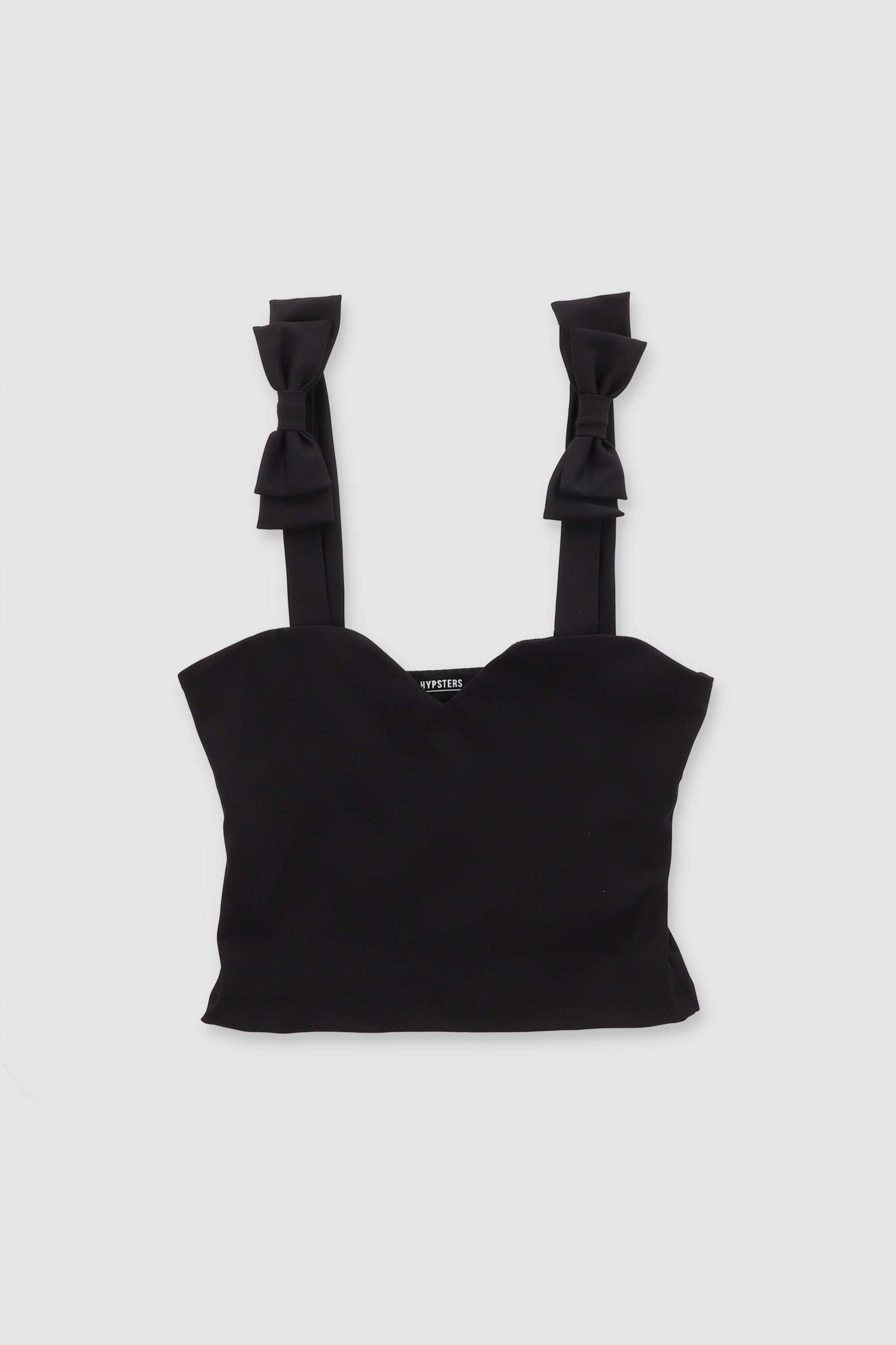 Bow Detail Top BLACK