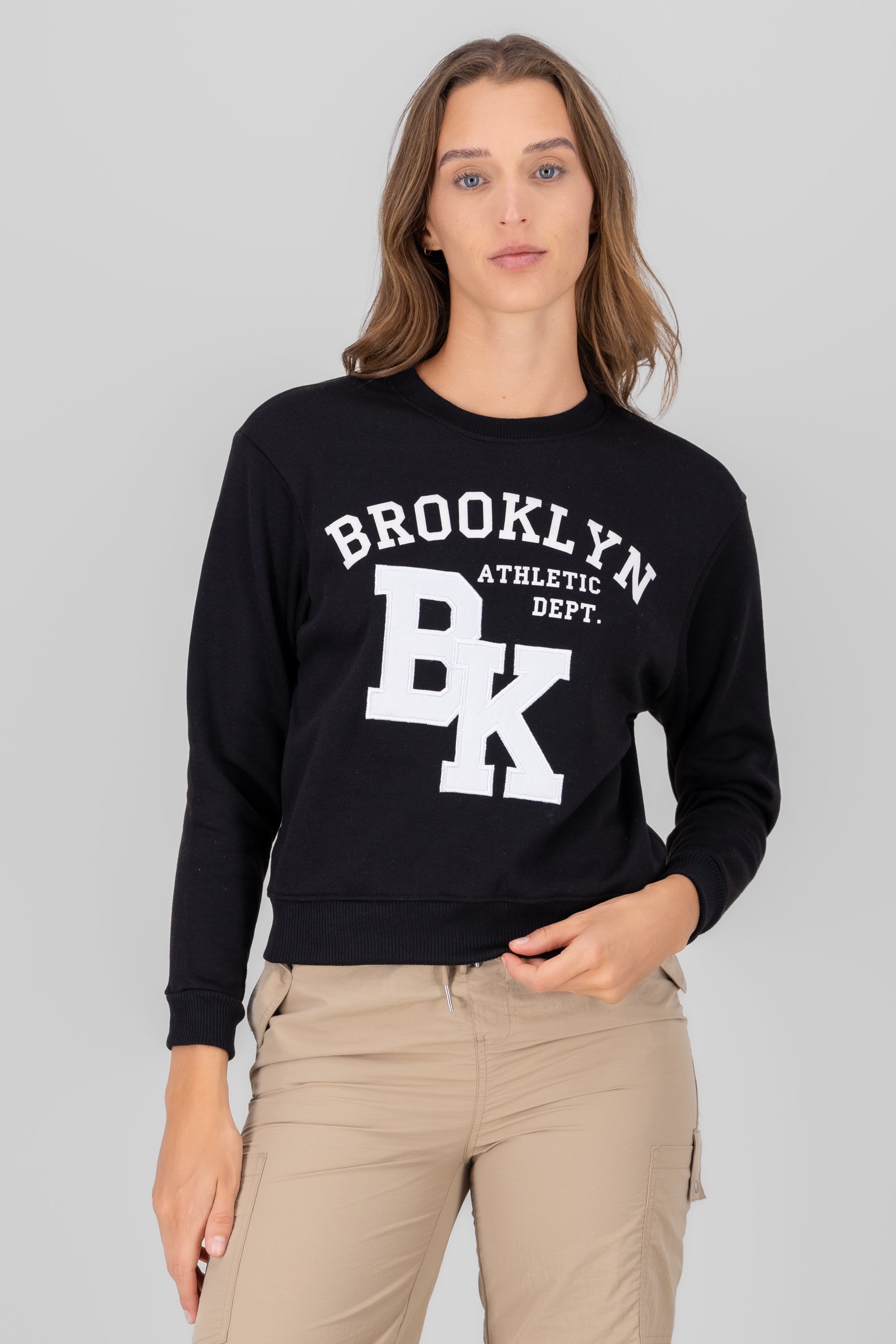 Brooklyn Printed Hoodie BLACK