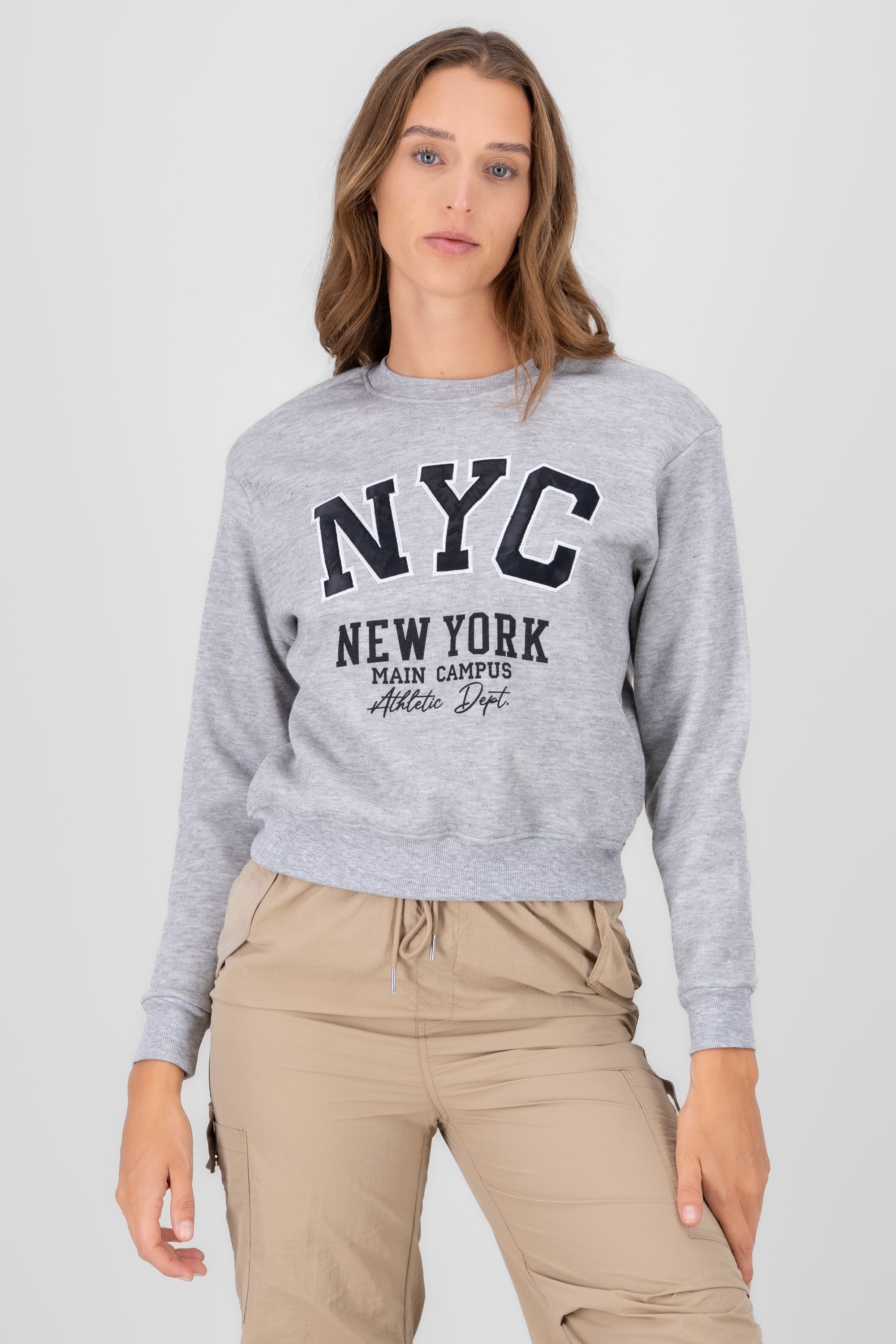 NYC Print Hoodie HEATHER GRAY