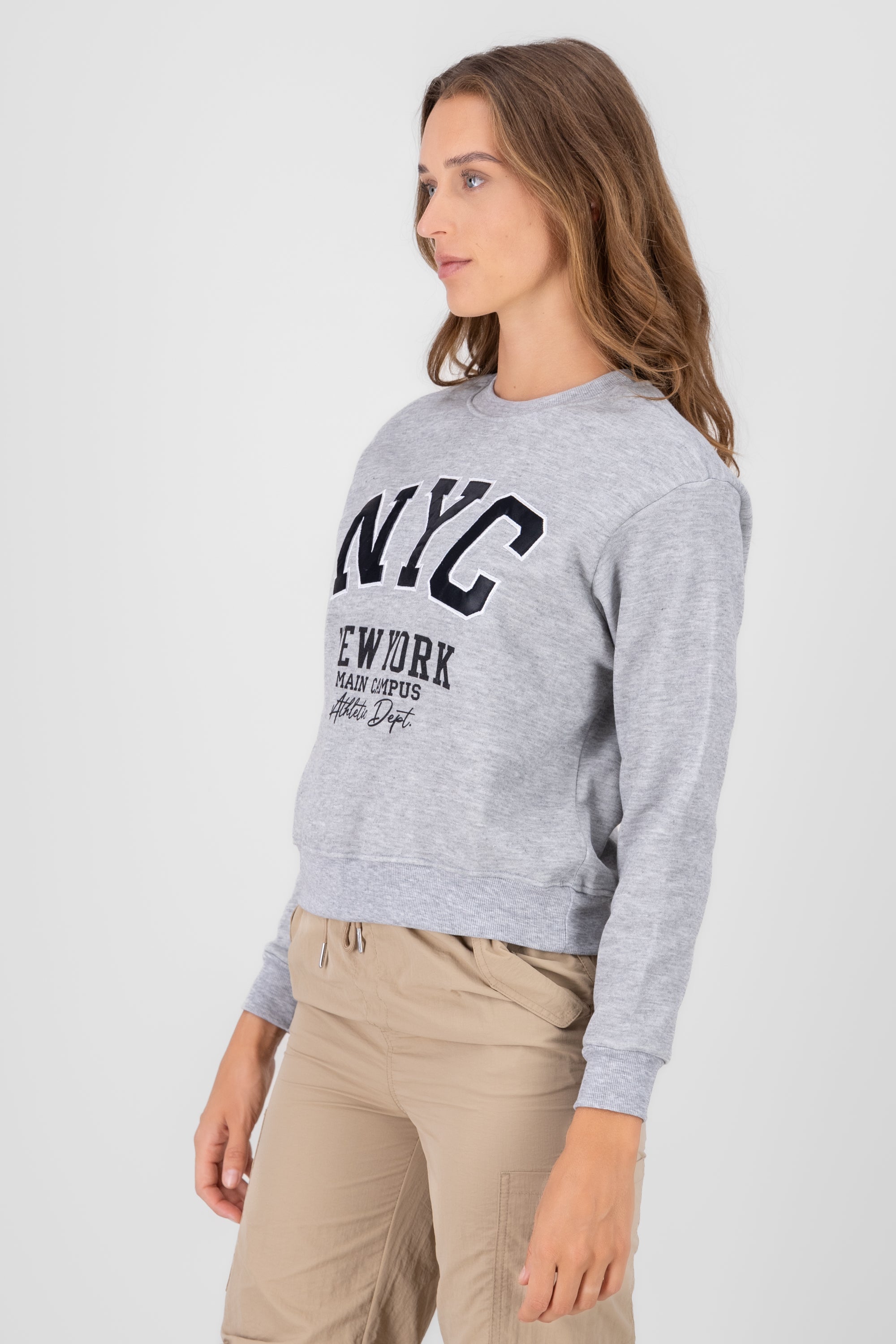 NYC Print Hoodie HEATHER GRAY