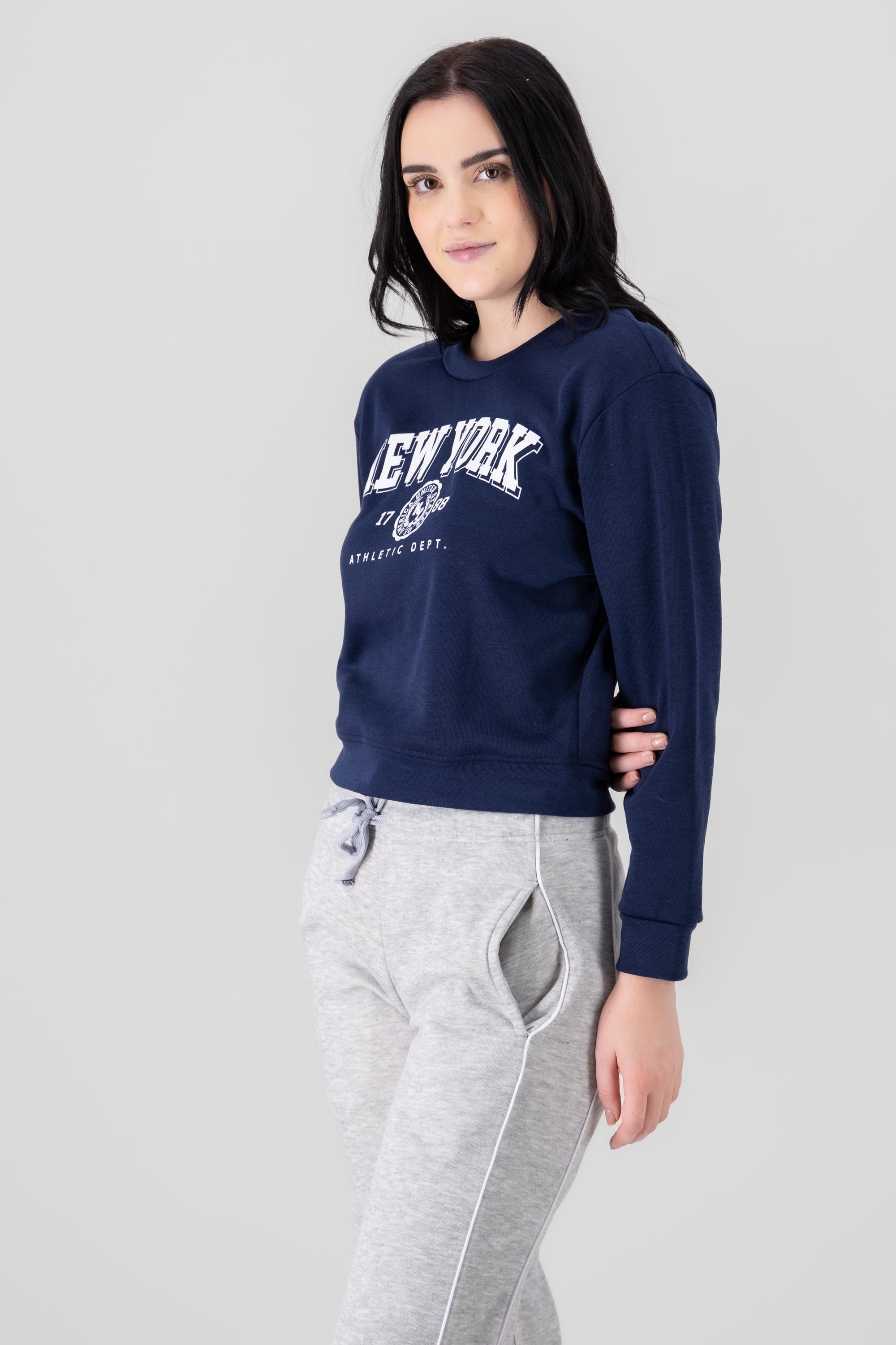 New York Printed Sweatshirt NAVY