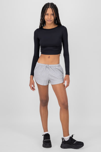 Textured Shorts HEATHER GRAY