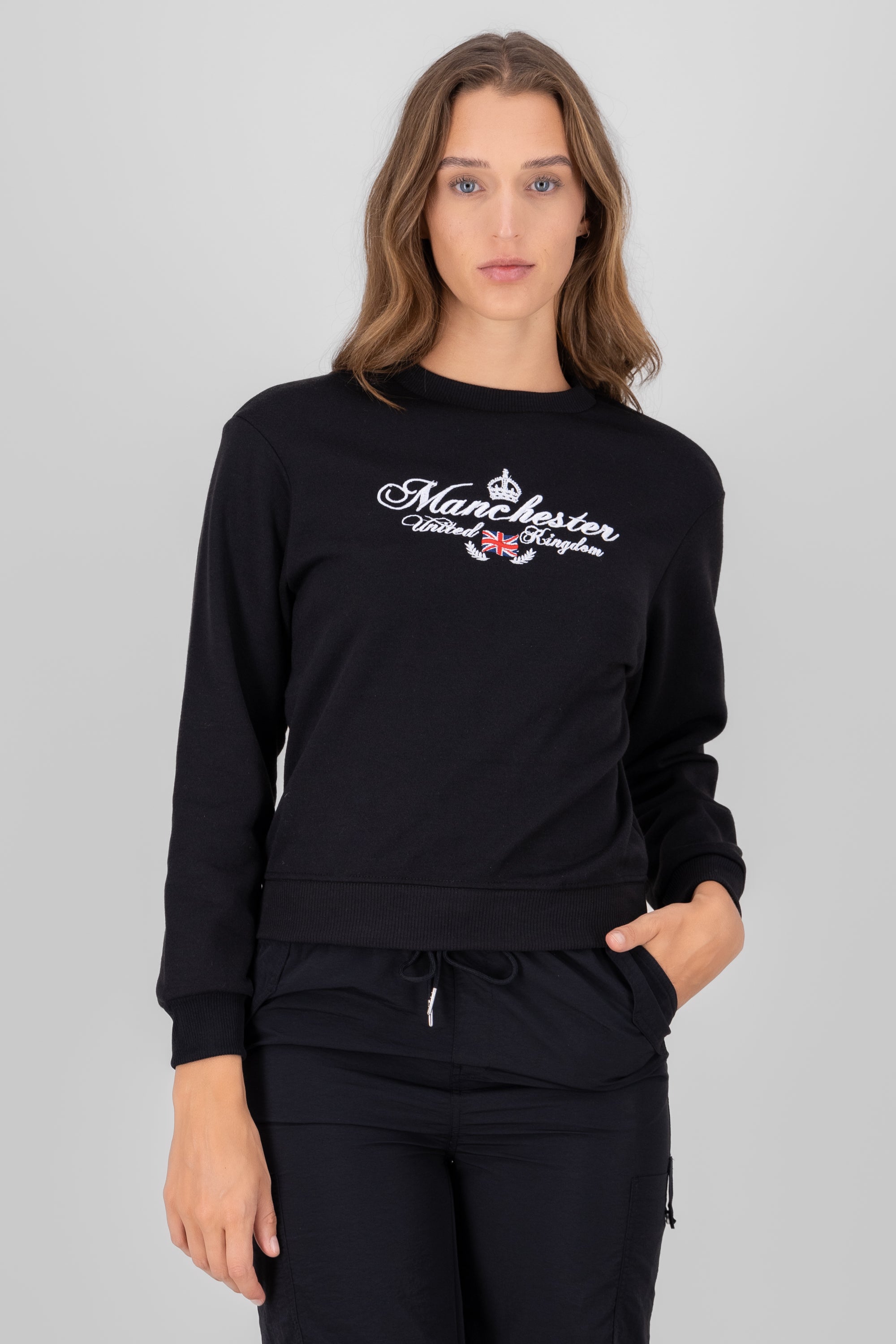 Manchester Printed Sweatshirt BLACK