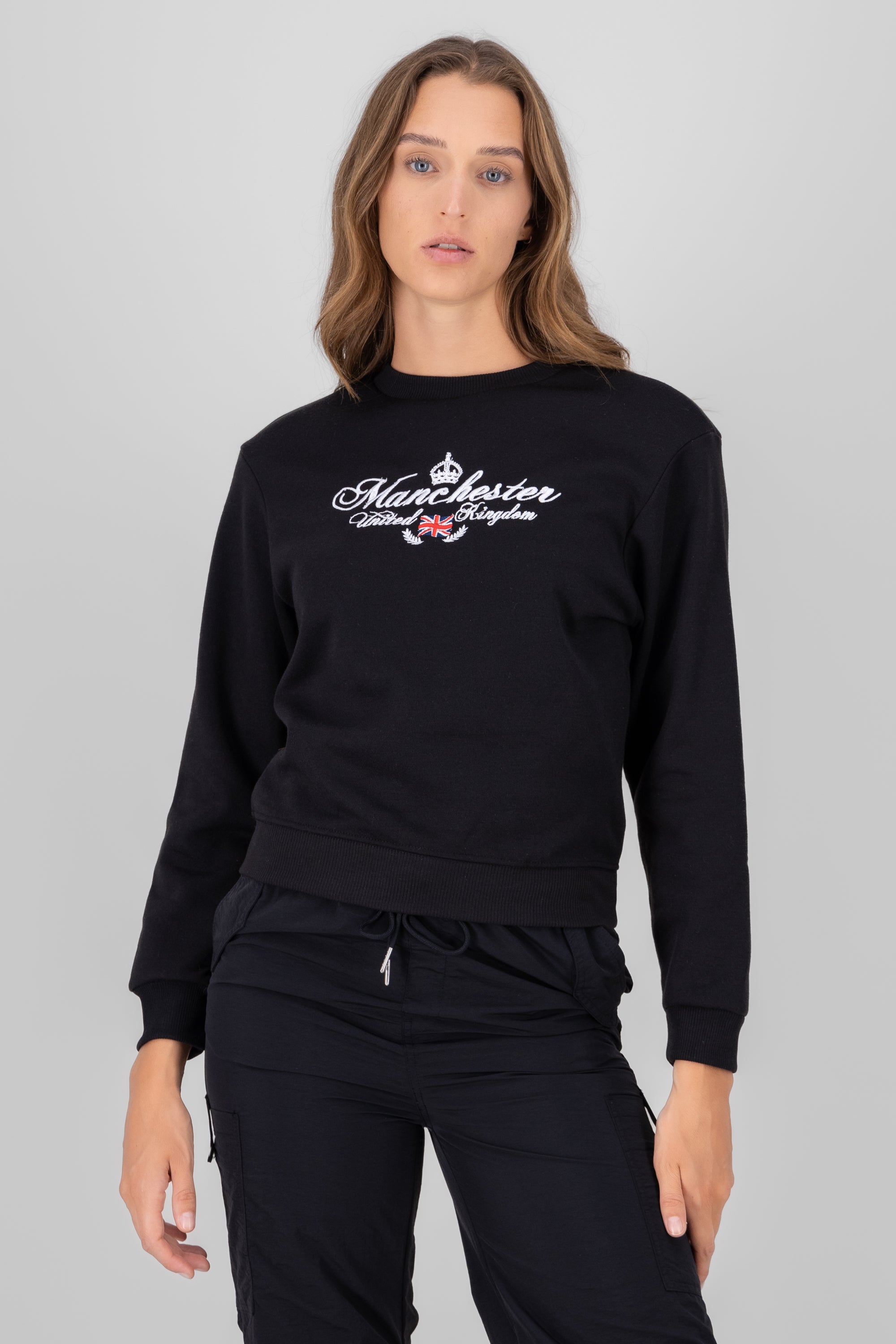 Manchester Printed Sweatshirt BLACK