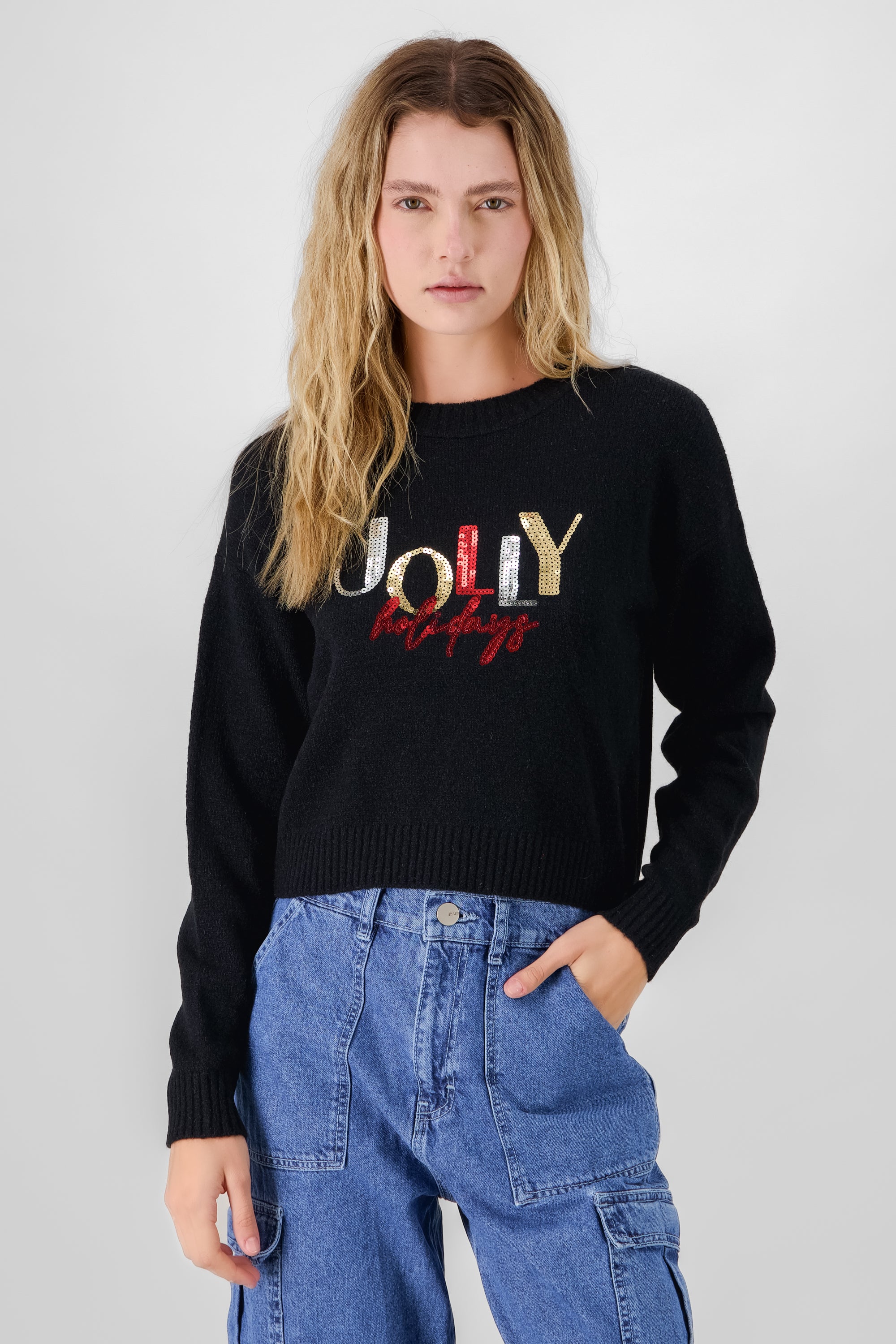 Jolly Holidays Sweater BLACK COMBO