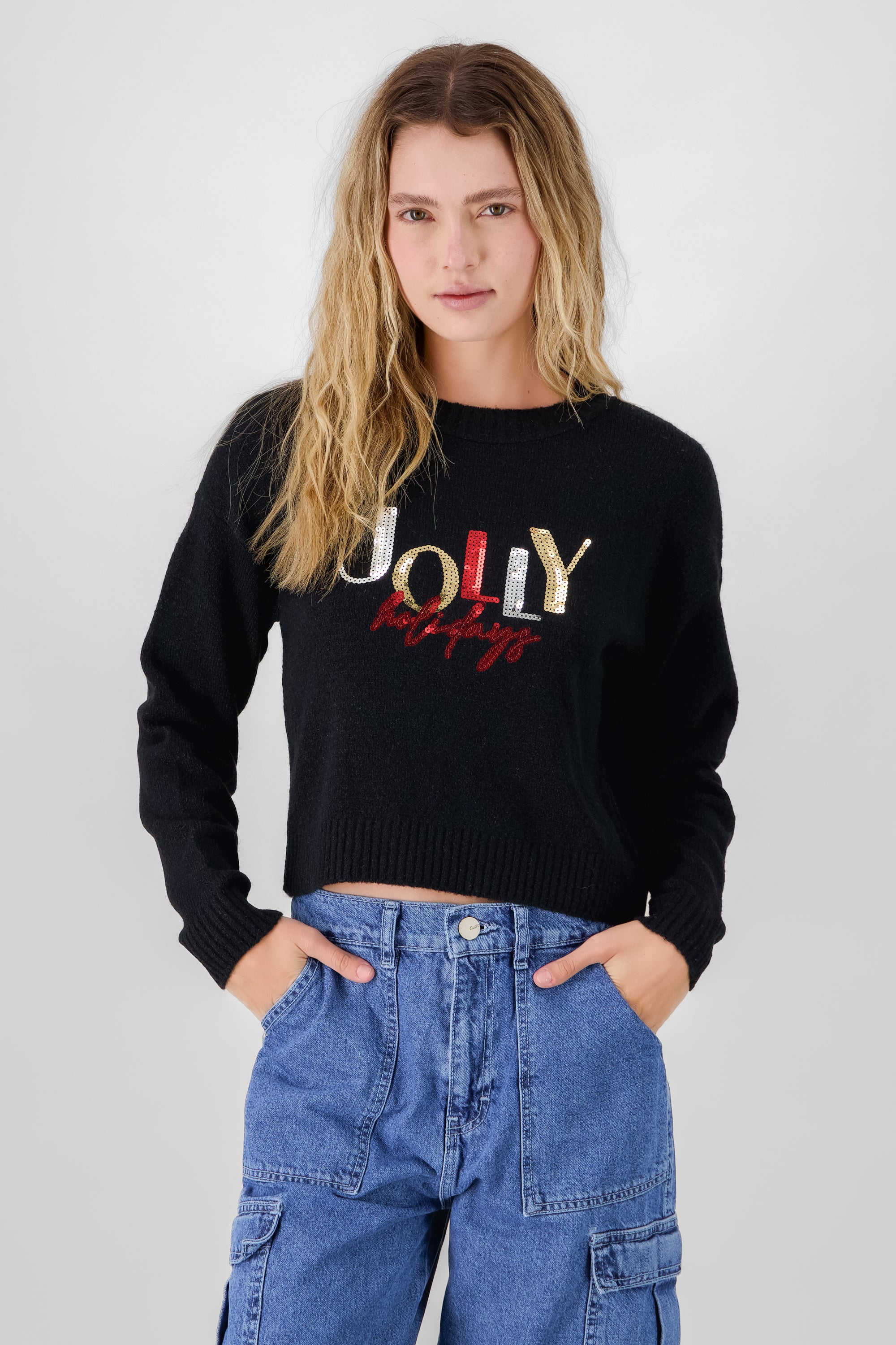 Jolly Holidays Sweater BLACK COMBO