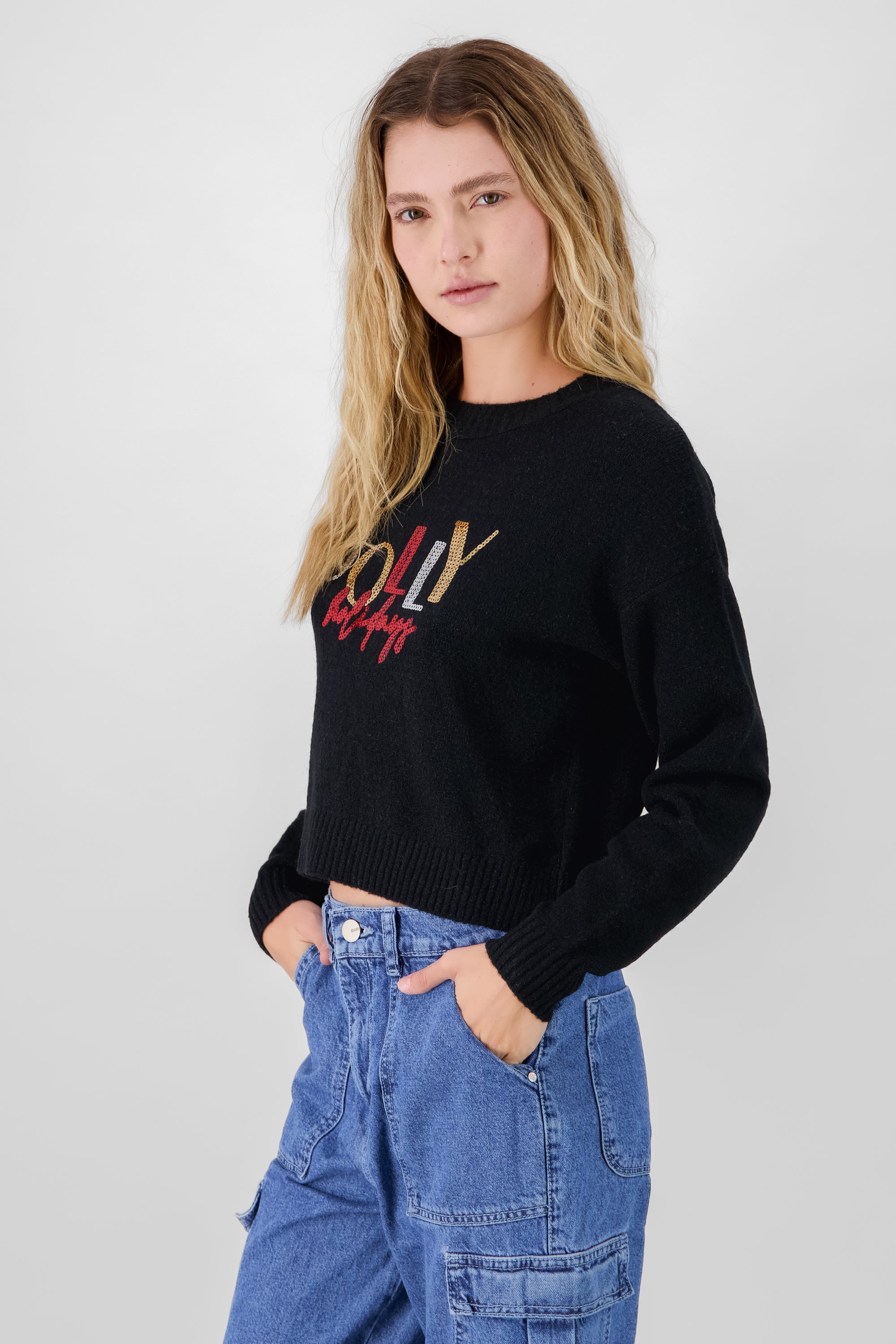 Jolly Holidays Sweater BLACK COMBO