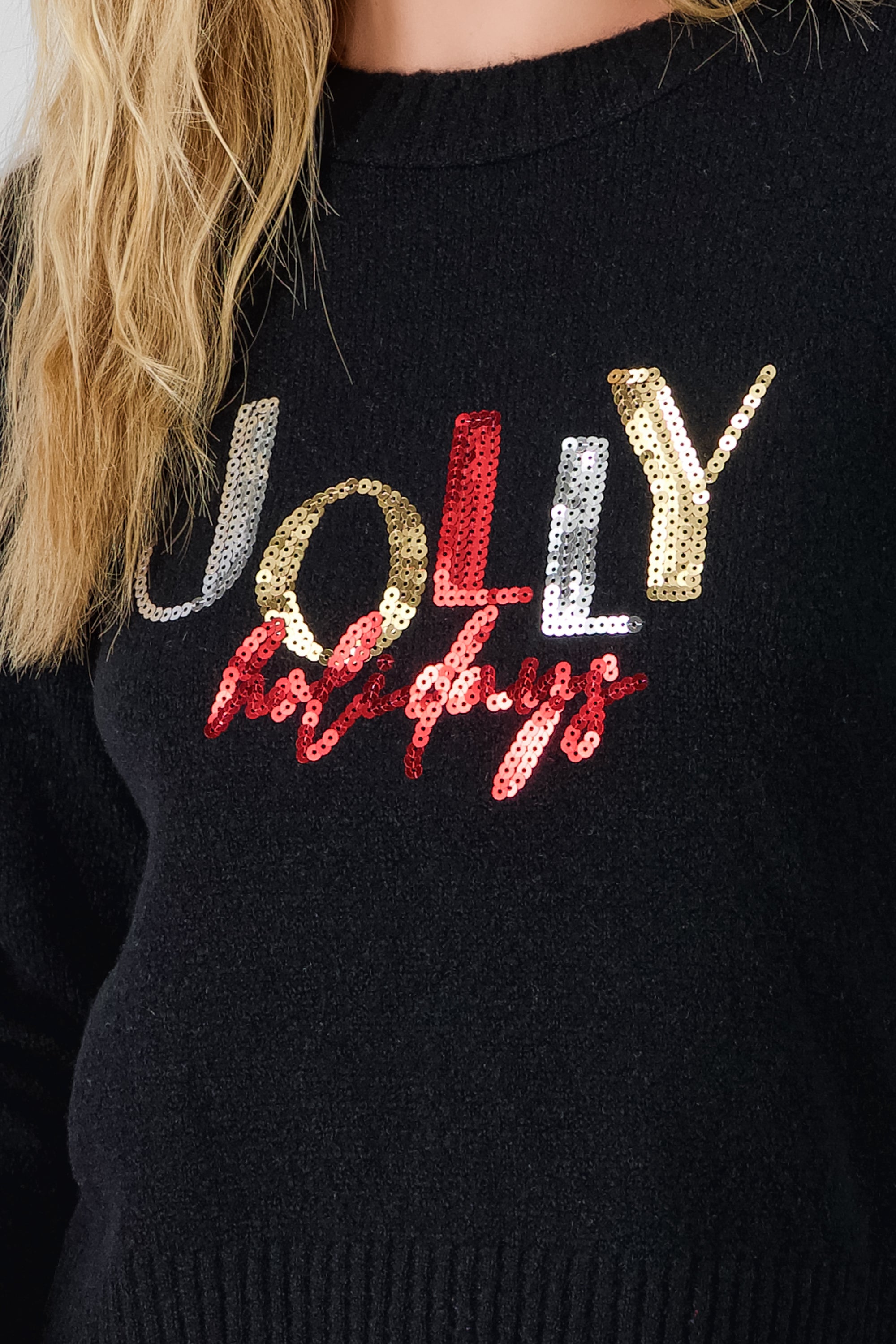 Jolly Holidays Sweater BLACK COMBO