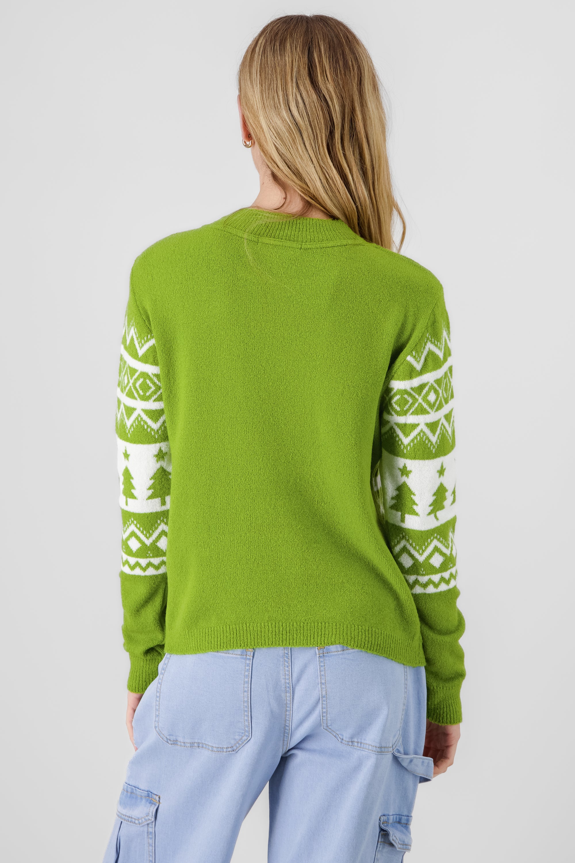 Christmas Sweater GREEN COMBO