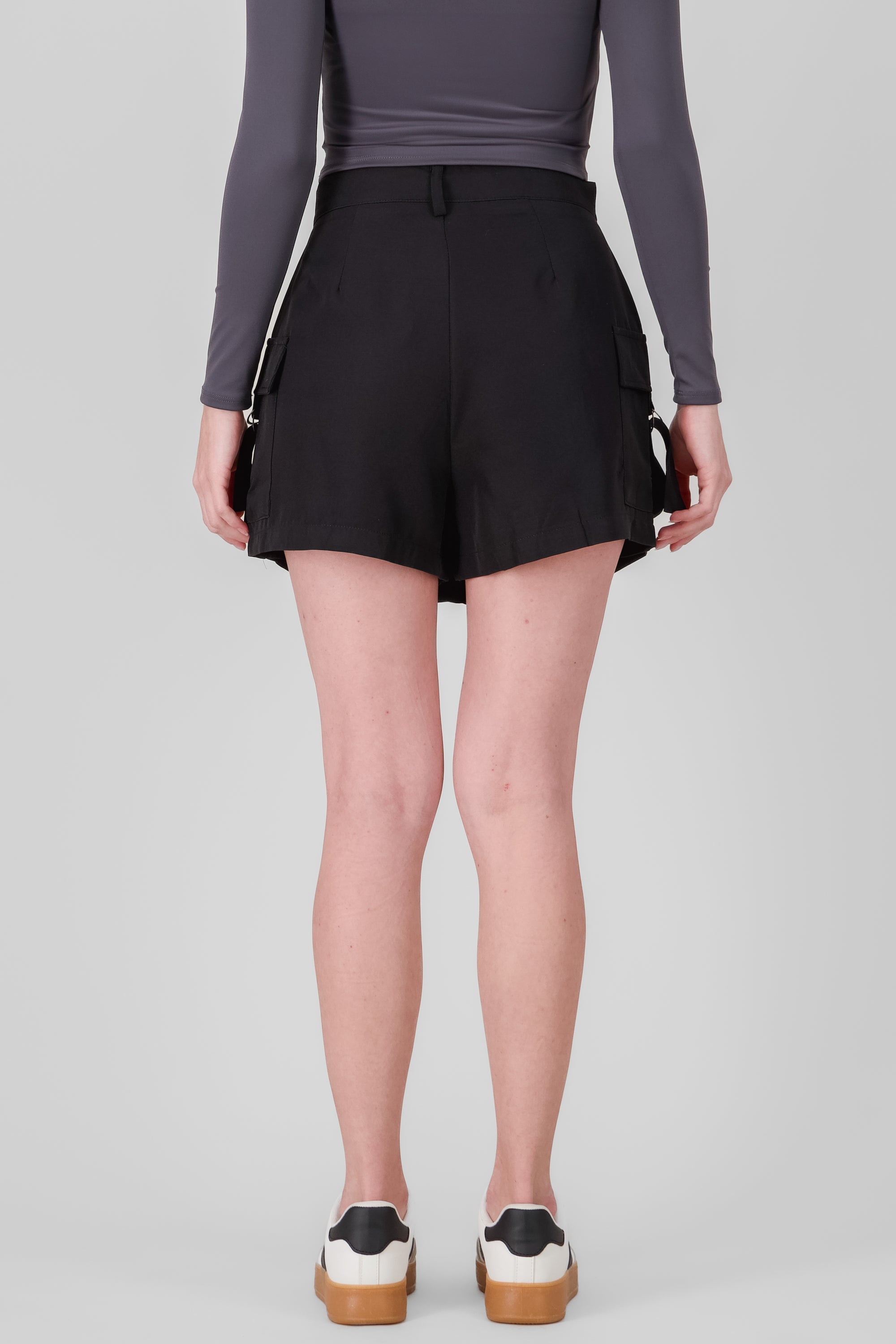 Cargo Mini Skirt BLACK