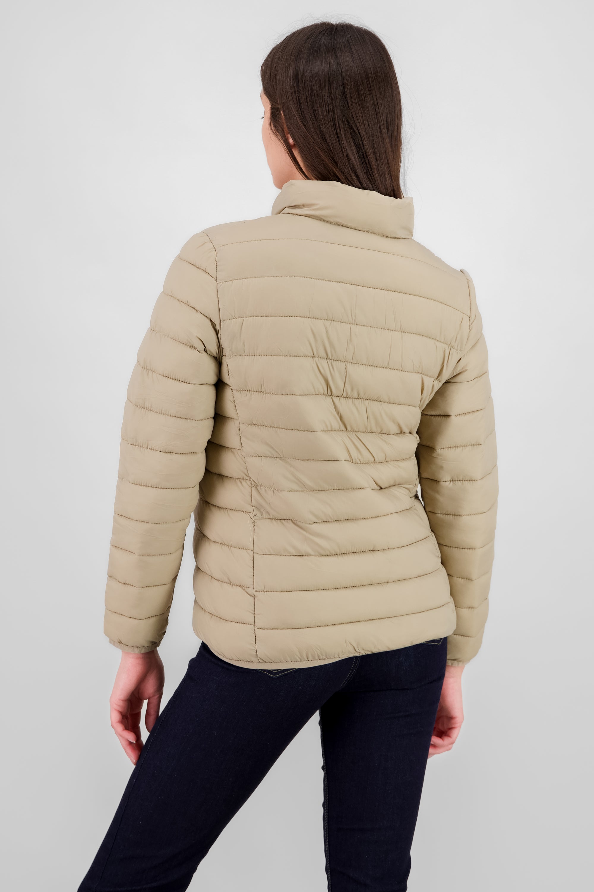 Solid Quilted Jacket CREAM