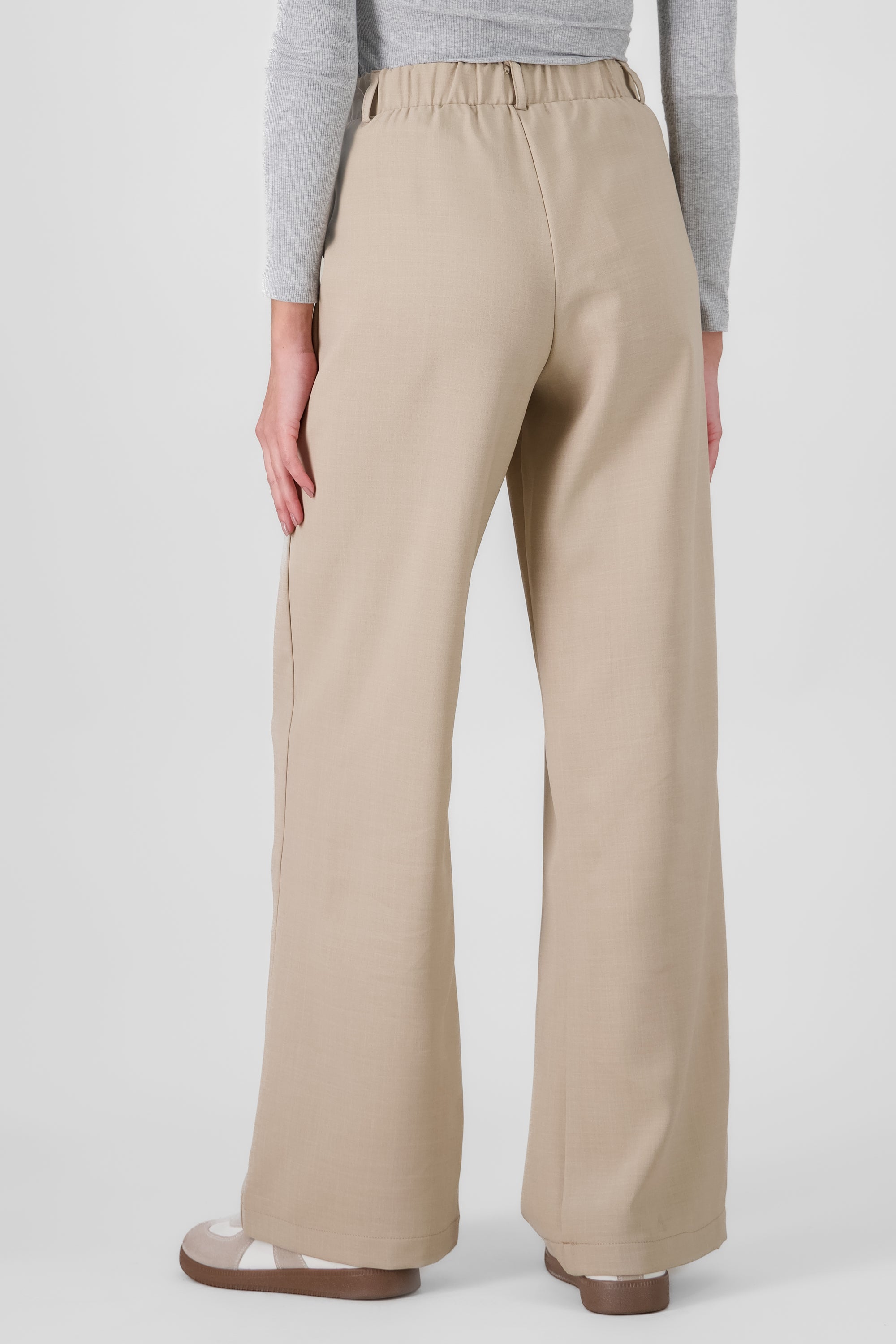 Wide Pleated Pants SAND