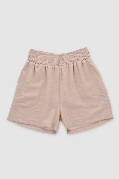 Solid Mini Short With Pockets SAND