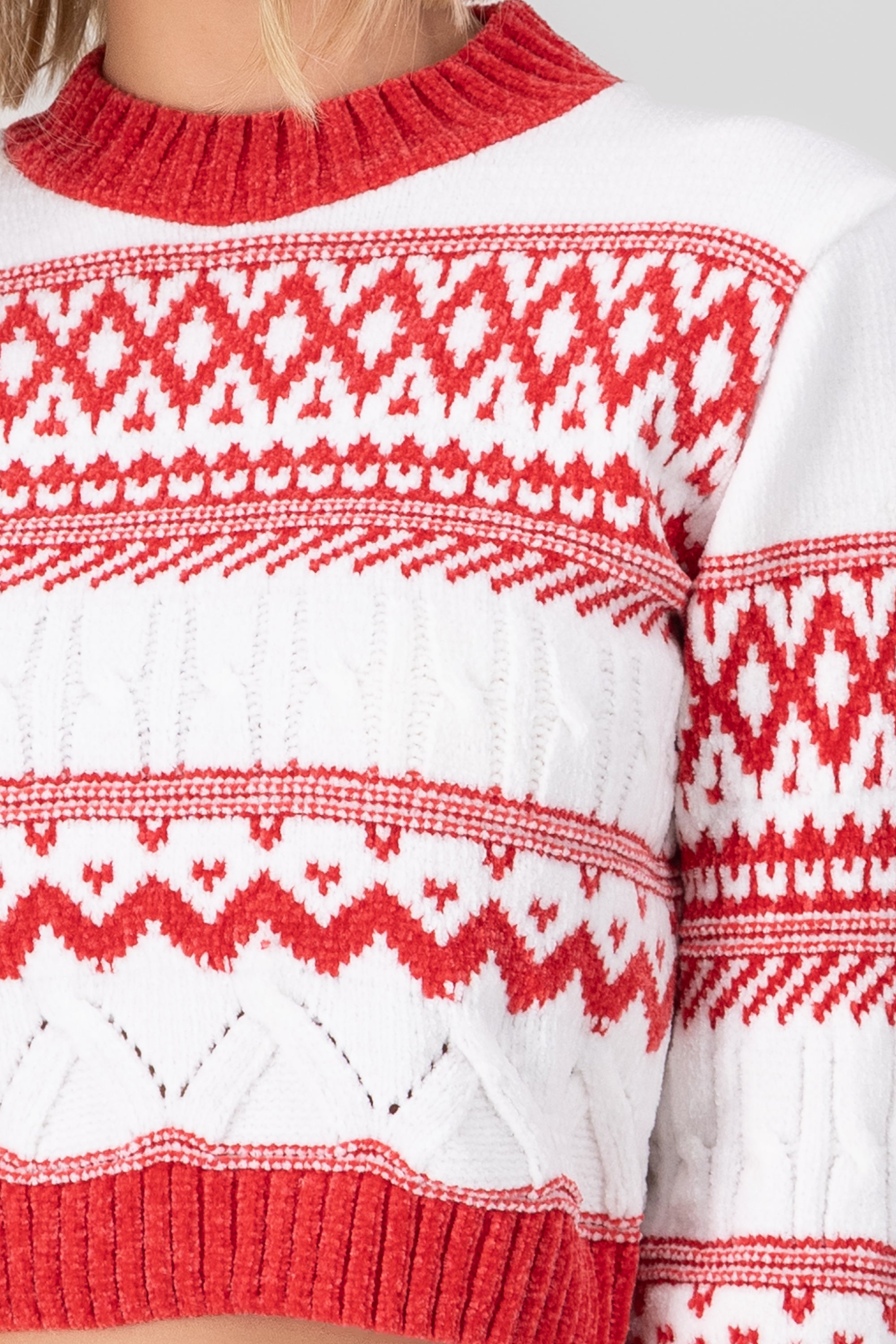 Christmas Sweater RED COMBO