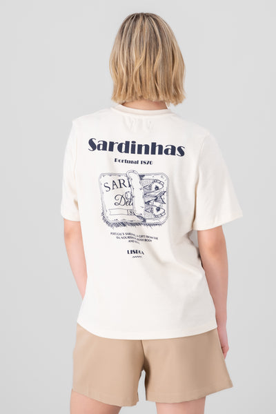 Portuguese Sardines T Shirt BONE COMBO