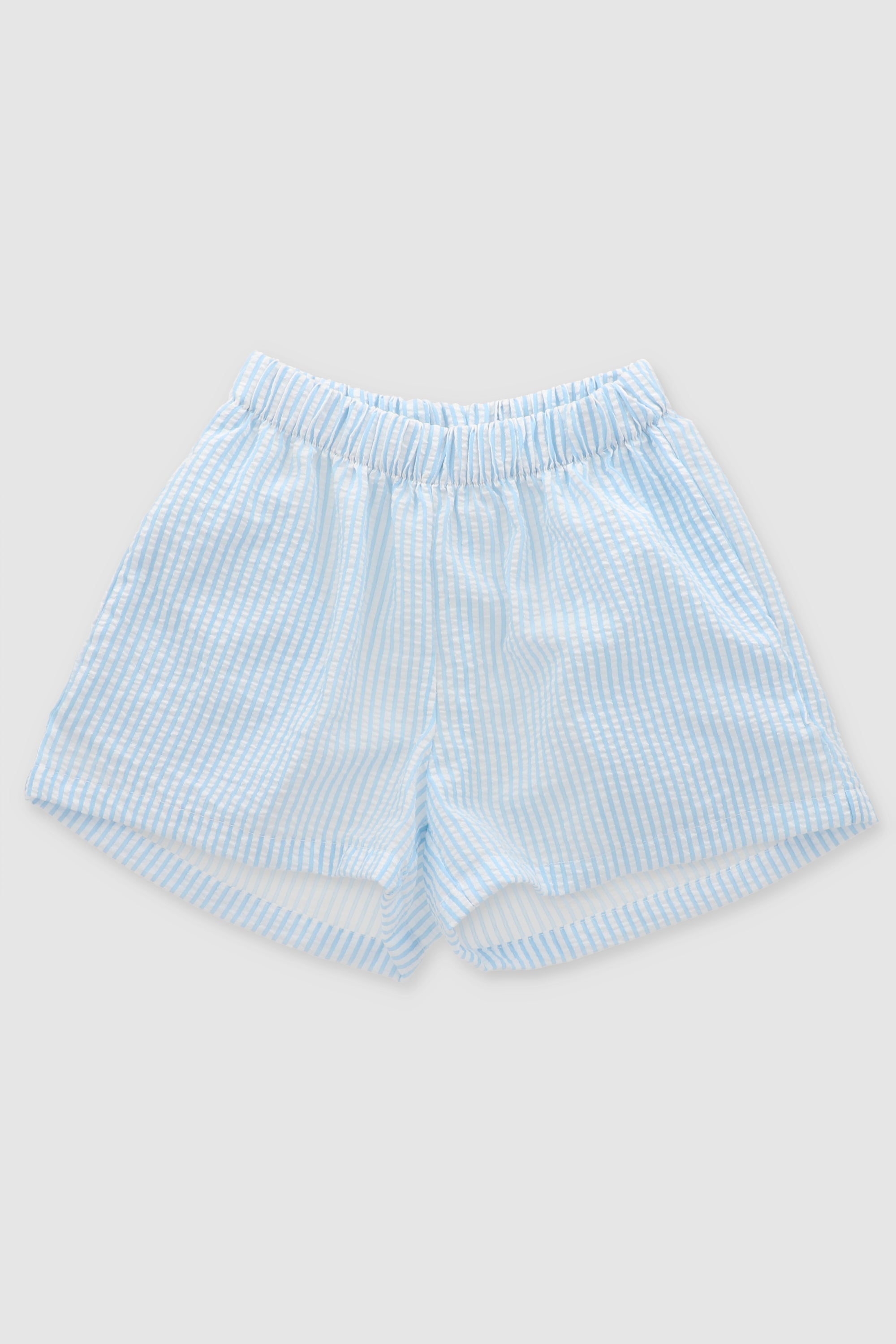 Textured Stripe Shorts BLUE COMBO