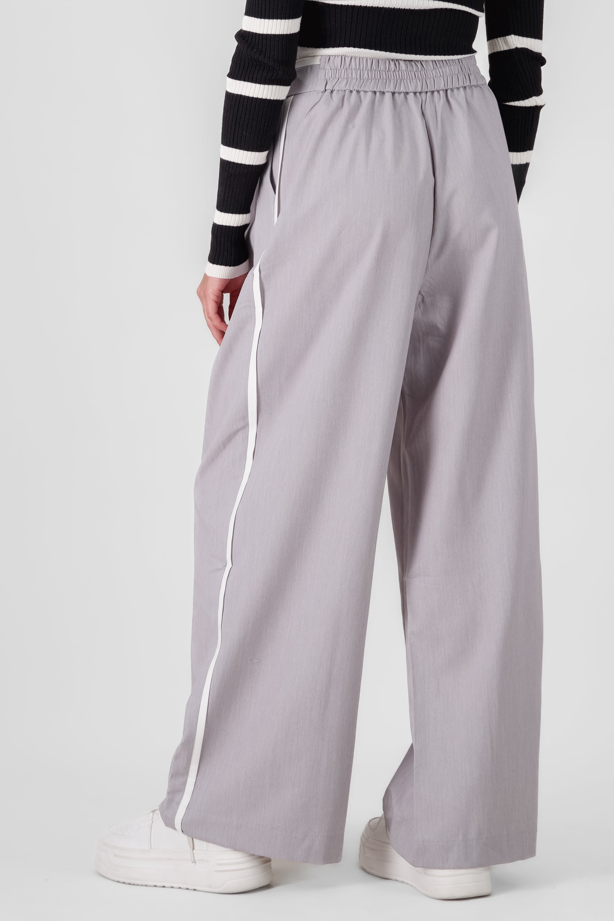 Straight Leg Pants LIGHT GRAY