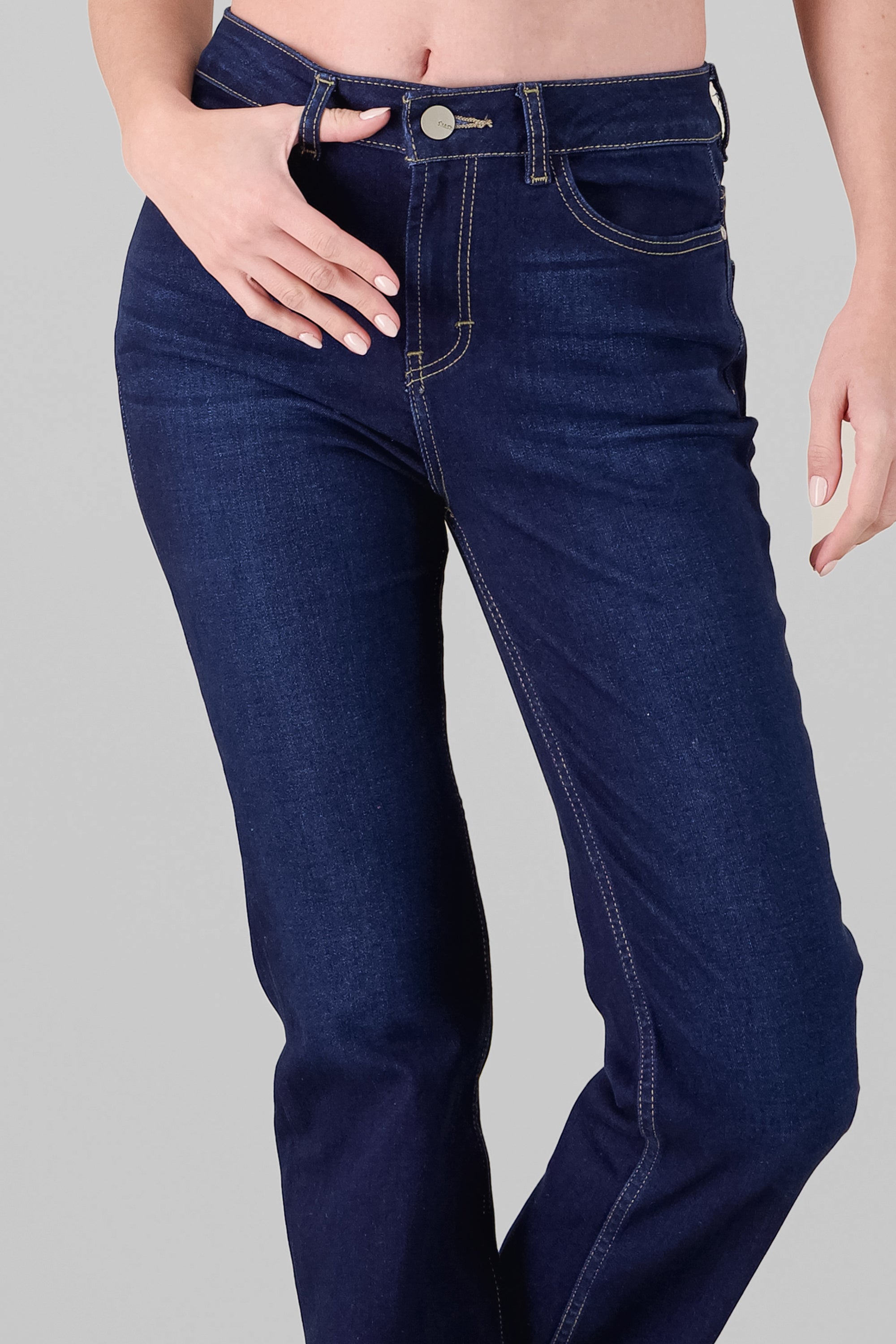 Bootcut Jeans With Slits RINSE