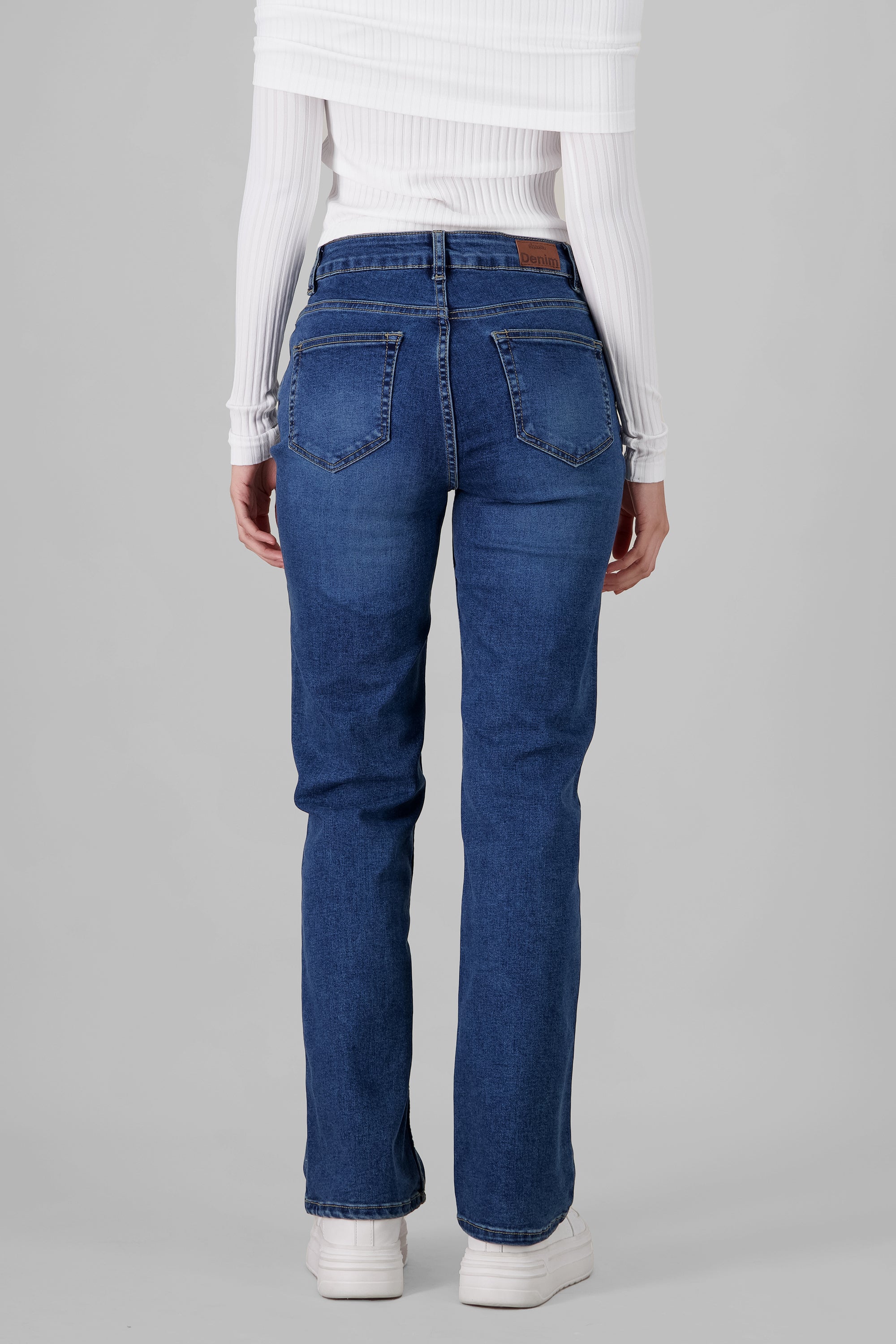 Solid Slim Jeans STONE