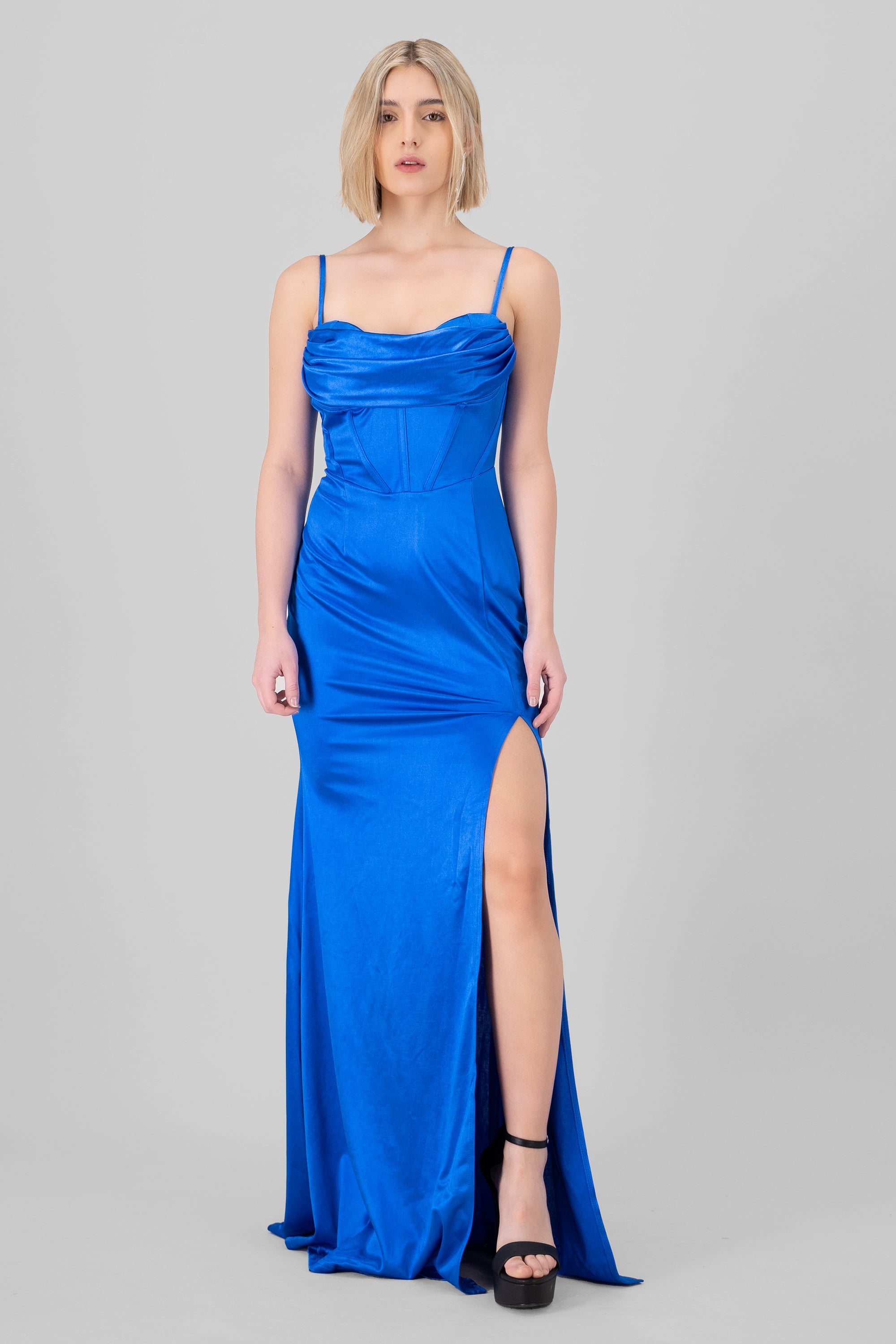 Cowl Neck Maxi dress ROYAL BLUE