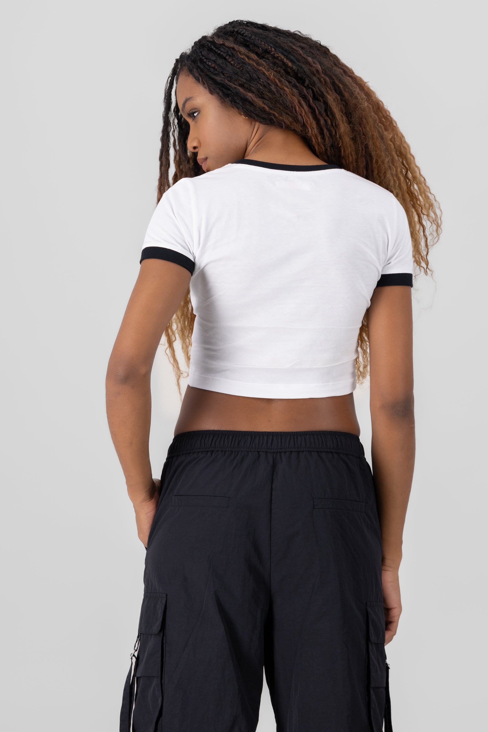 Be Here Now Crop Top WHITE