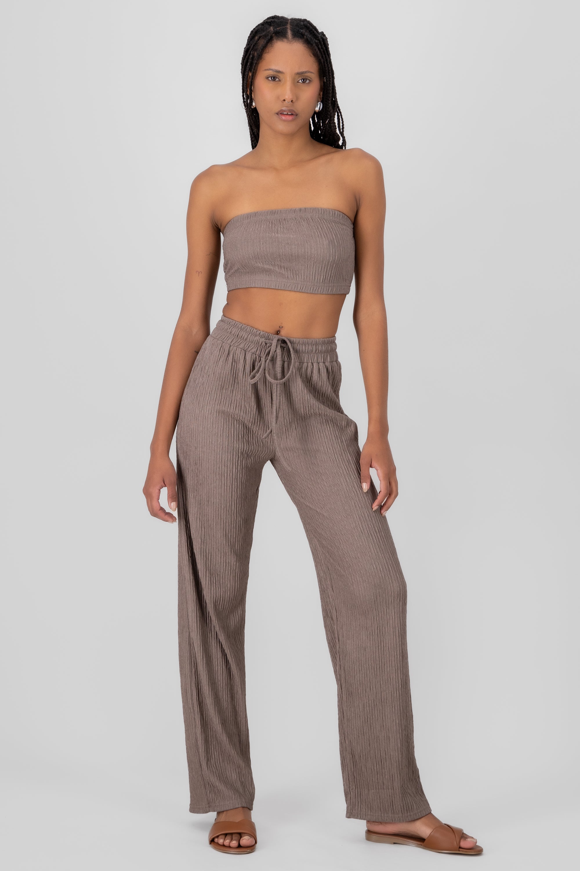 Textured Pants GREY