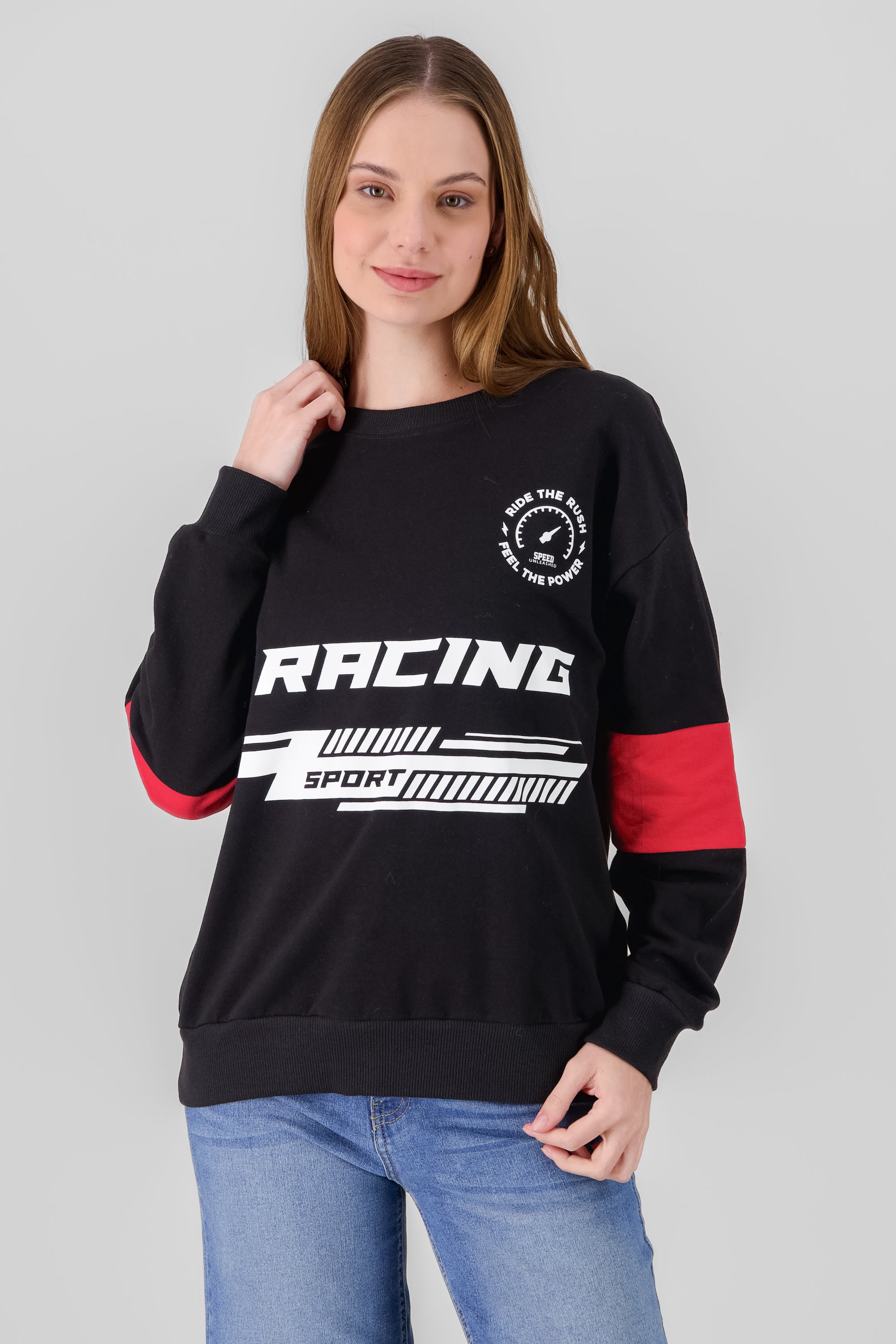 Racing Oversized Hoodie BLACK