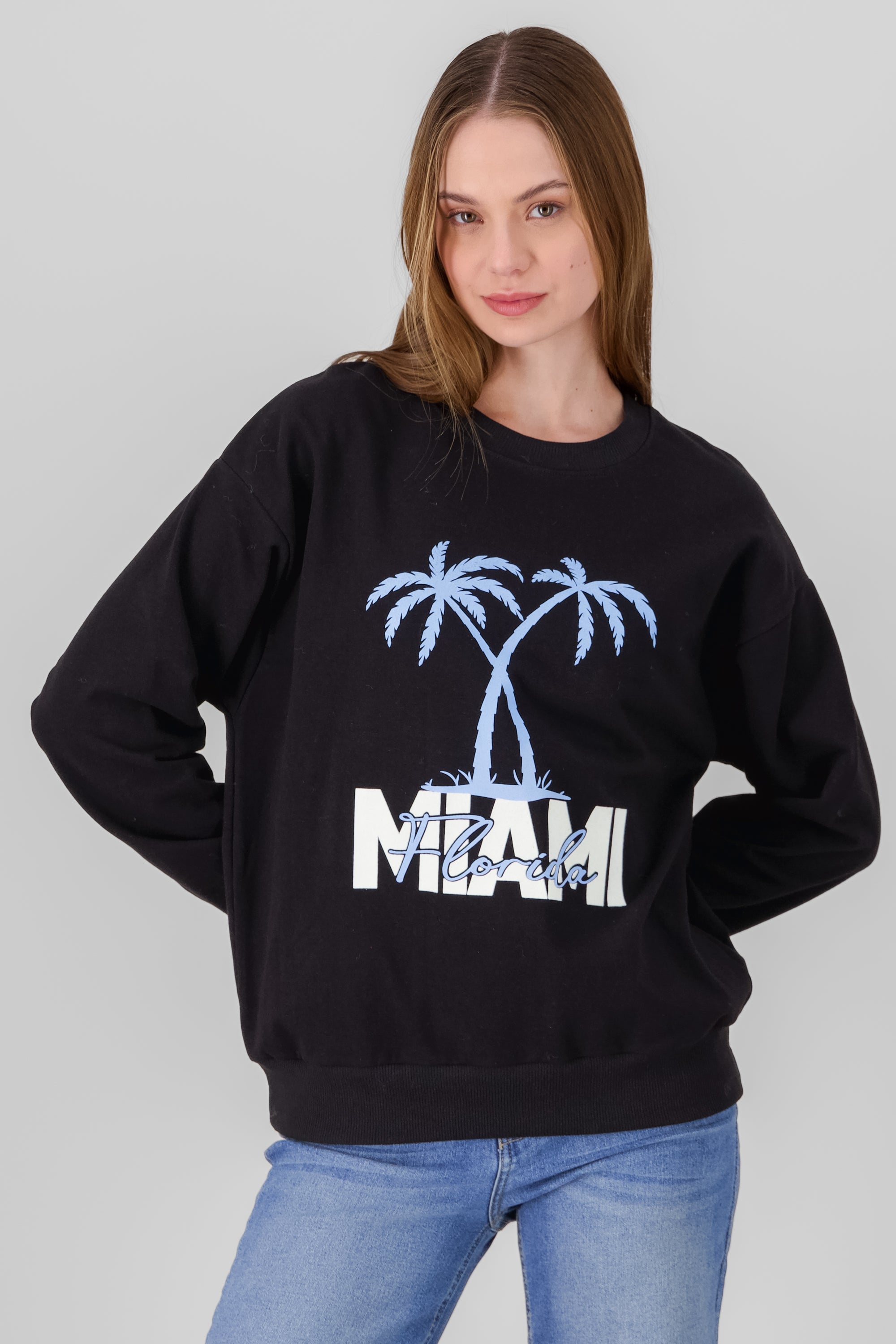 Miami Oversized Hoodie BLACK