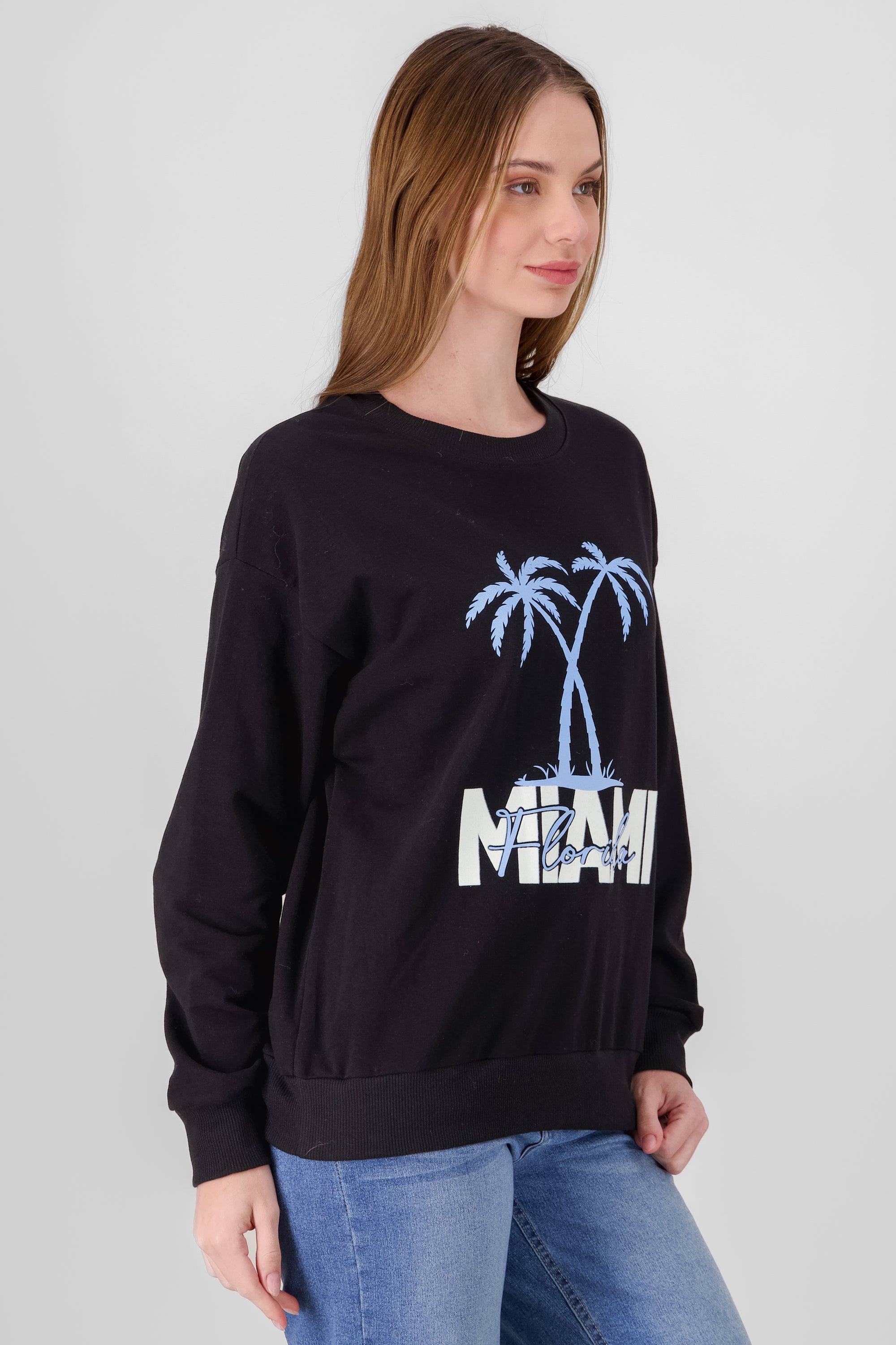 Miami Oversized Hoodie BLACK