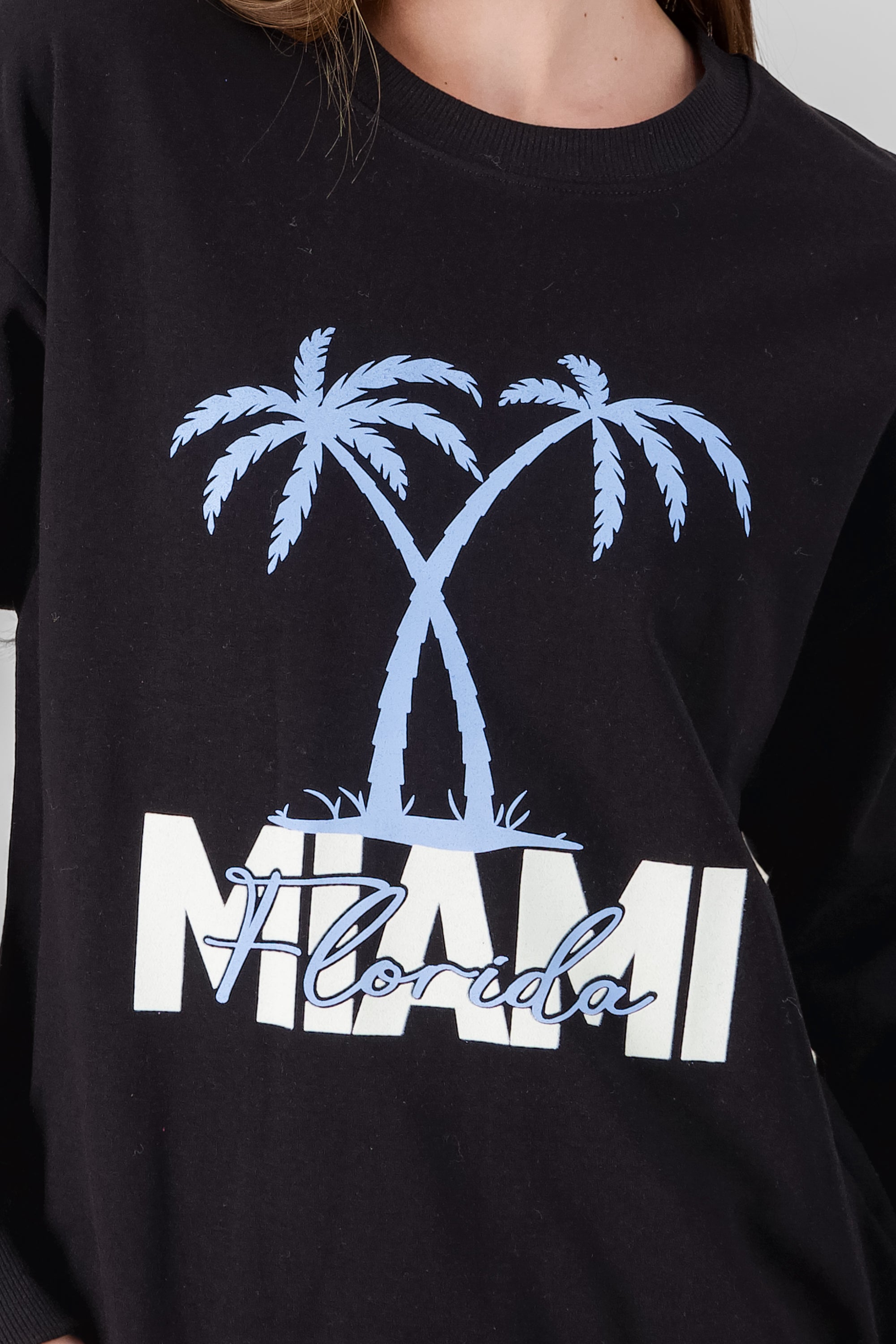 Miami Oversized Hoodie BLACK