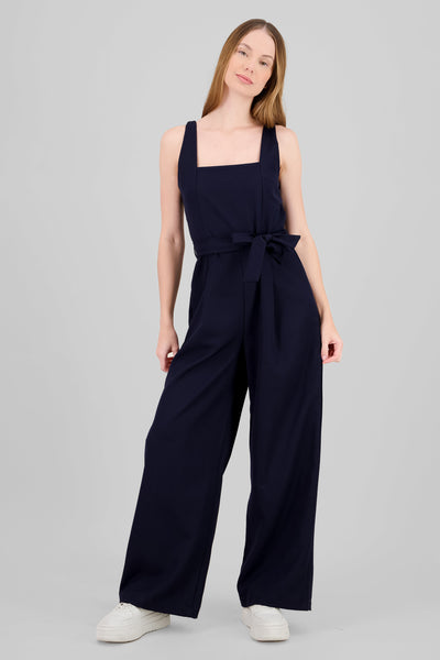 Strappy Jumpsuit With Belt TEAL